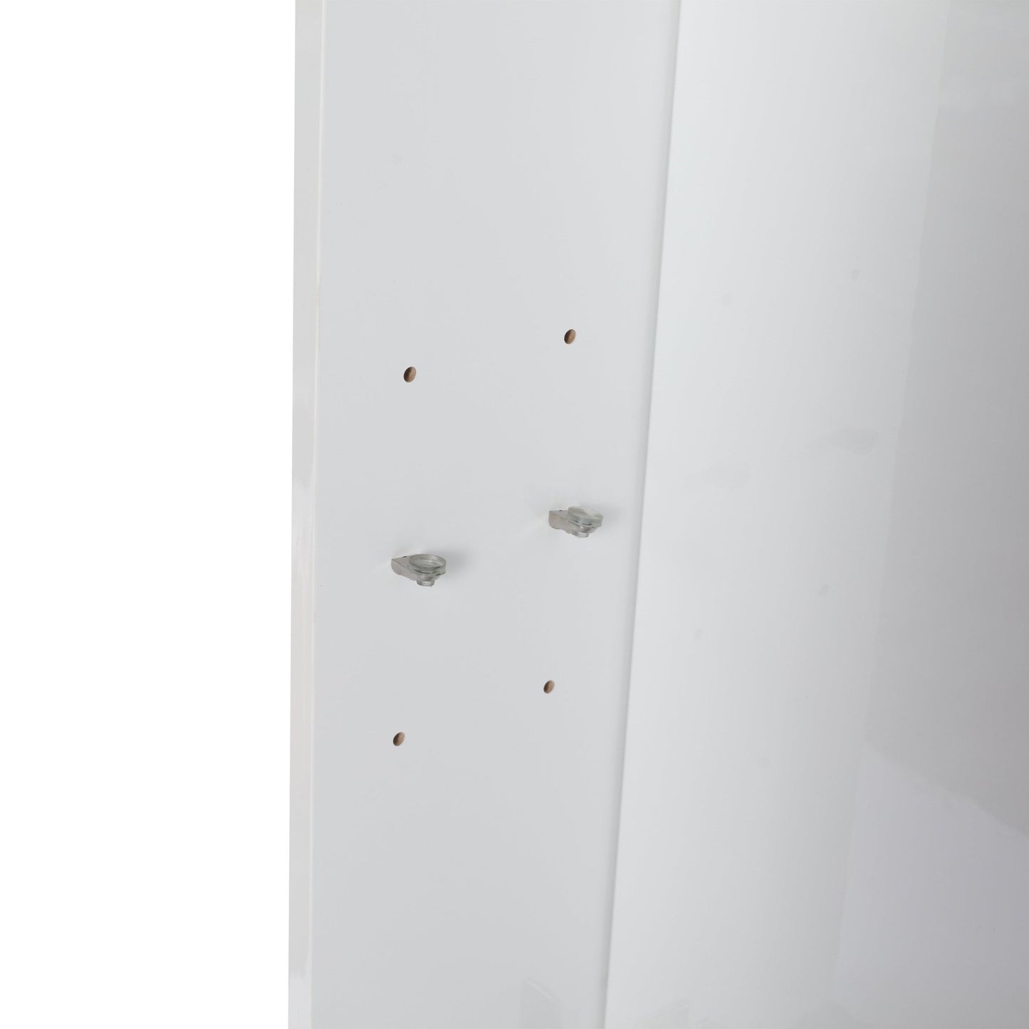 24' Bathroom Wall Cabinet, Soft Close Doors, Float Mounting Design,Glossy White,(KD - Packing) - 1st Choice Furniture Direct