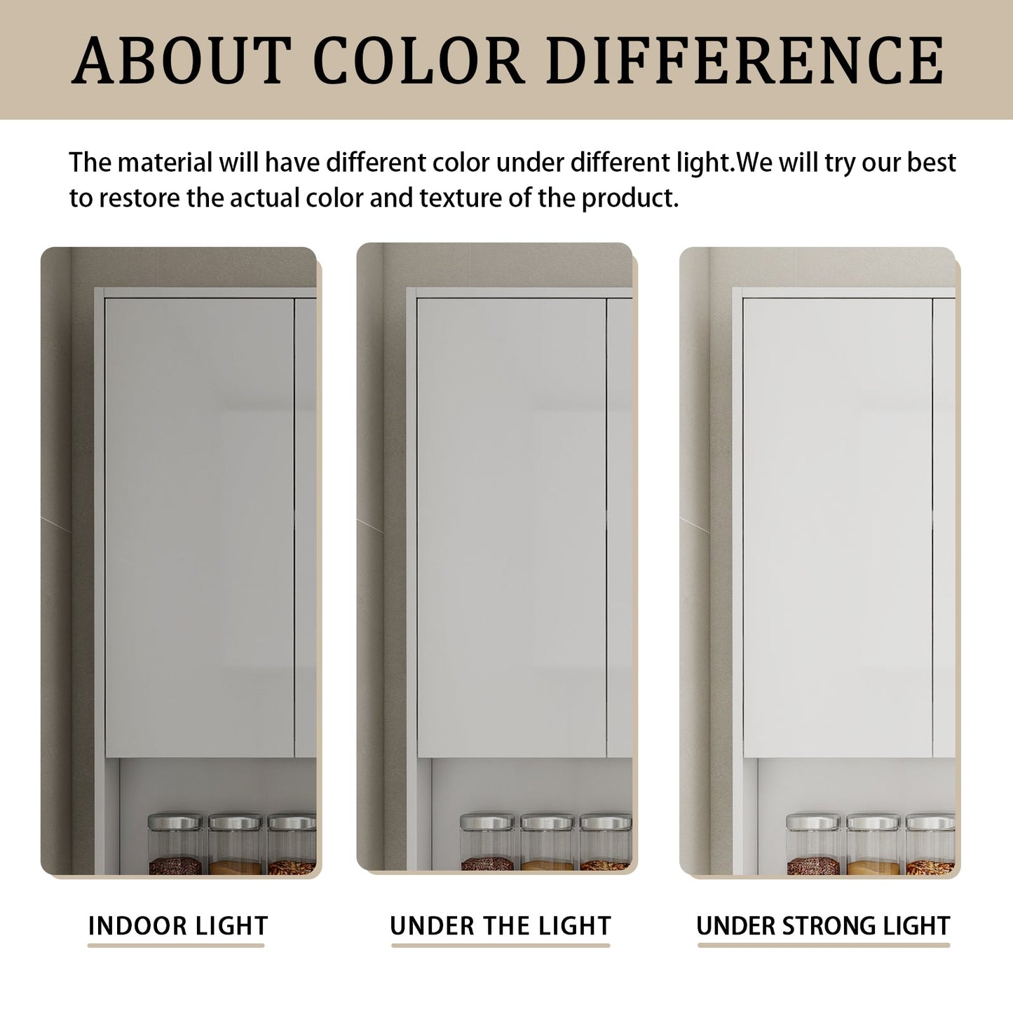 24' Bathroom Wall Cabinet, Soft Close Doors, Float Mounting Design,Glossy White,(KD - Packing) - 1st Choice Furniture Direct