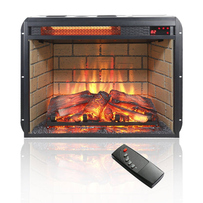24" Electric Fireplace Insert | Infrared Heater with Remote - 1st Choice Furniture Direct