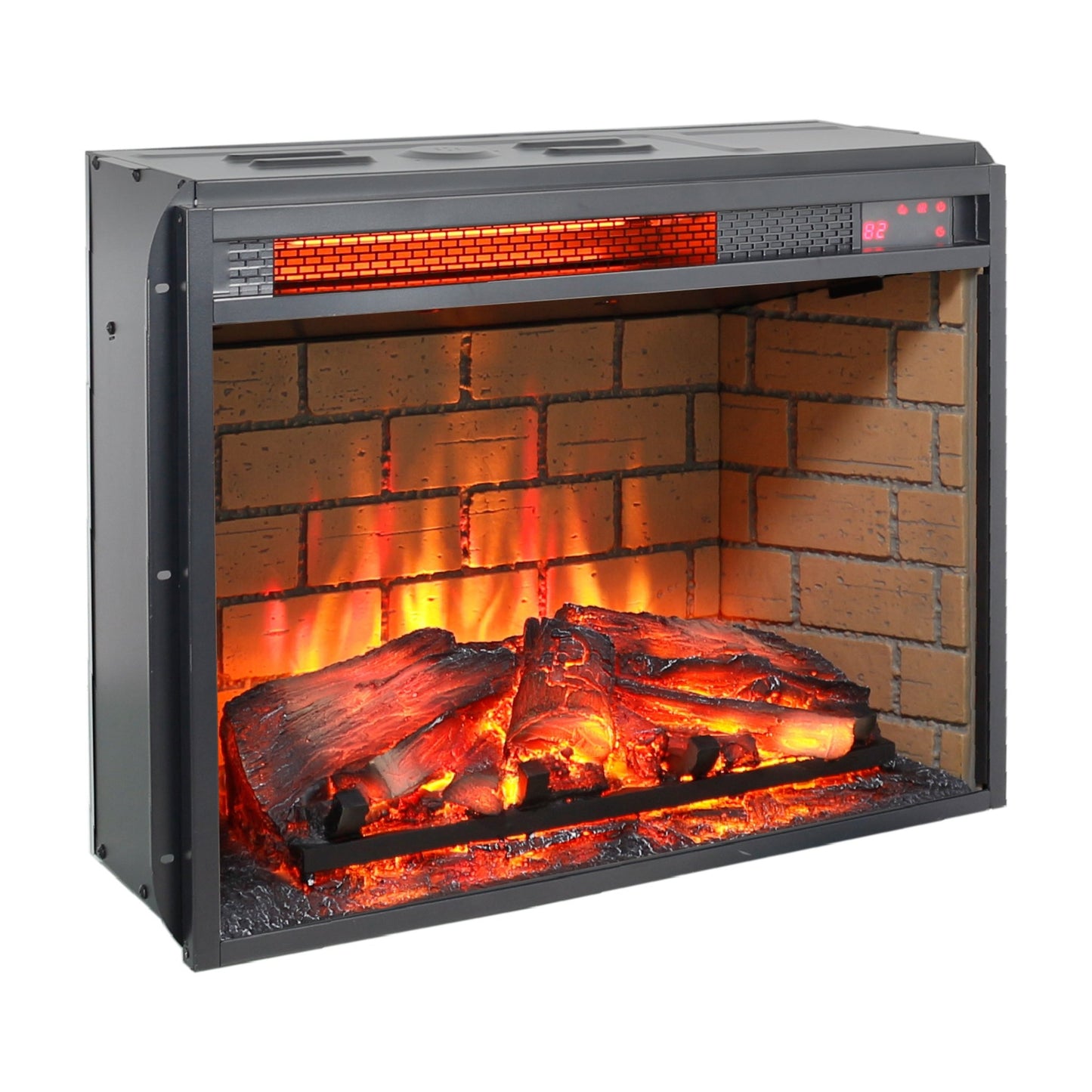 24" Electric Fireplace Insert | Infrared Heater with Remote - 1st Choice Furniture Direct