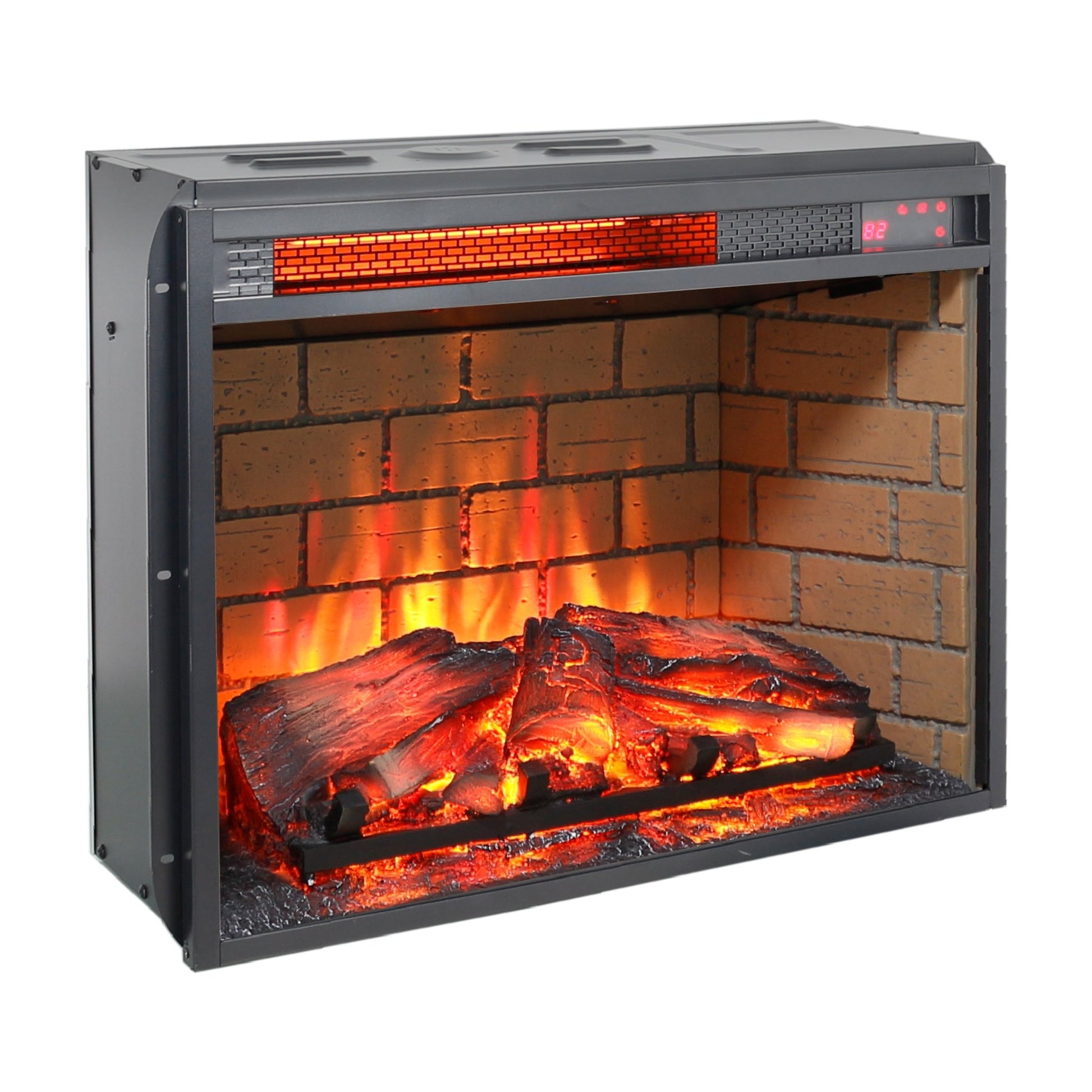 24" Electric Fireplace Insert | Infrared Heater with Remote - 1st Choice Furniture Direct