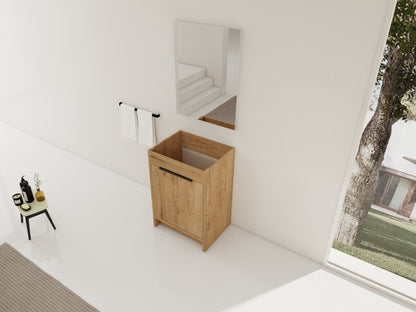 24' Freestanding Bathroom Vanity 2 Soft-Close Cabinet Doors ((KD-PACKING),Only Vanity without Top - 1st Choice Furniture Direct