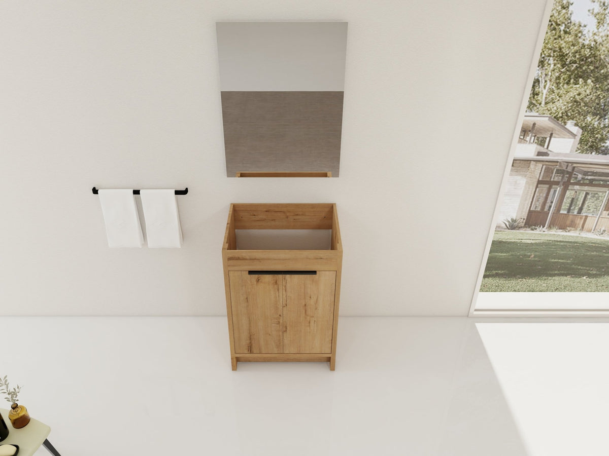 24' Freestanding Bathroom Vanity 2 Soft-Close Cabinet Doors ((KD-PACKING),Only Vanity without Top - 1st Choice Furniture Direct