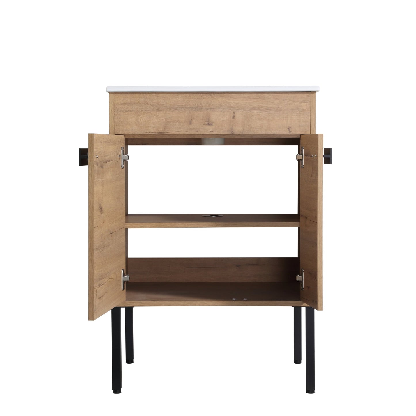 24 Inch Bathroom Vanity With Sink, Freestanding Bathroom Vanity or Floating is Optional Conversion24*18 - 00324IMO - 1(KD - Packing) - 1st Choice Furniture Direct