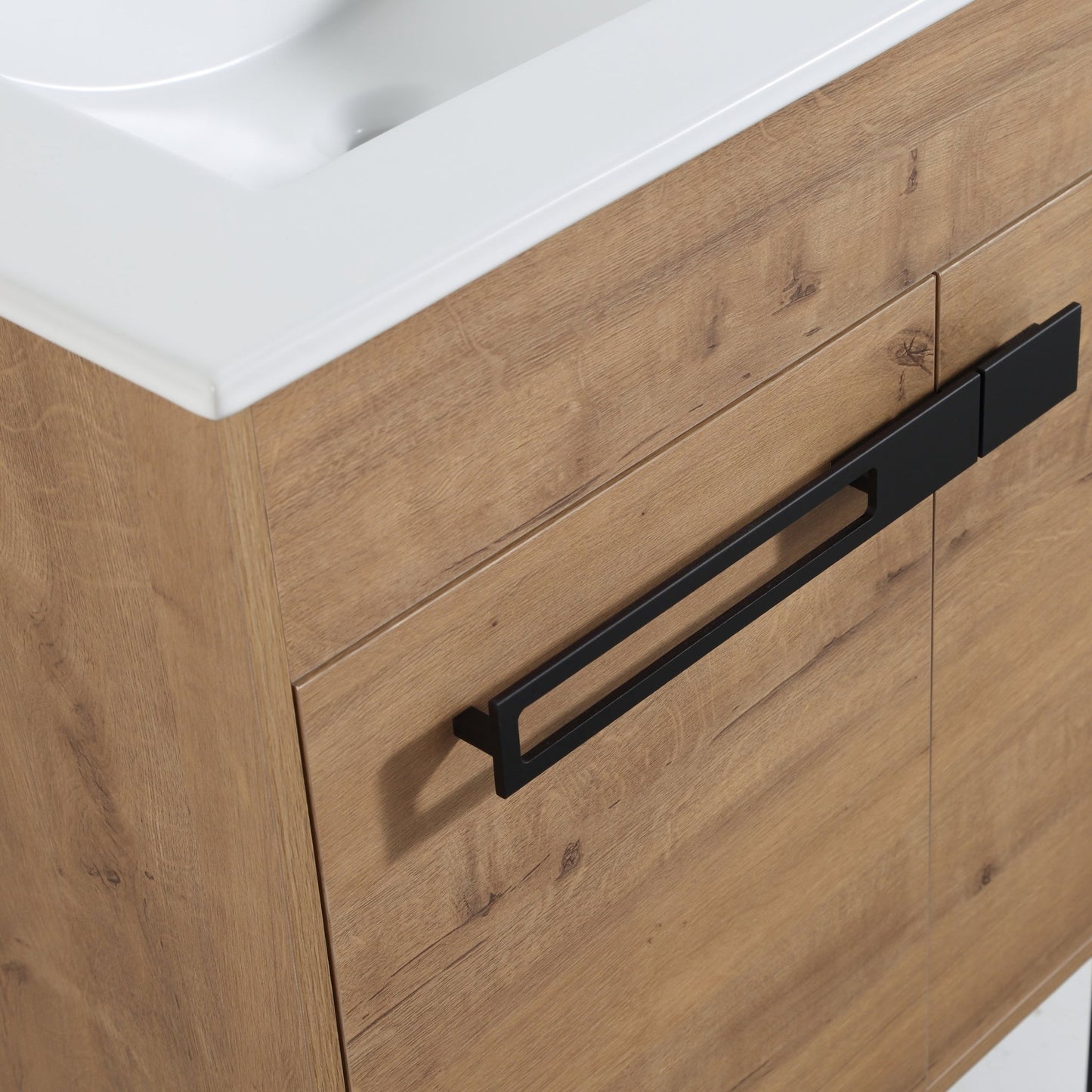24 Inch Bathroom Vanity With Sink, Freestanding Bathroom Vanity or Floating is Optional Conversion24*18 - 00324IMO - 1(KD - Packing) - 1st Choice Furniture Direct