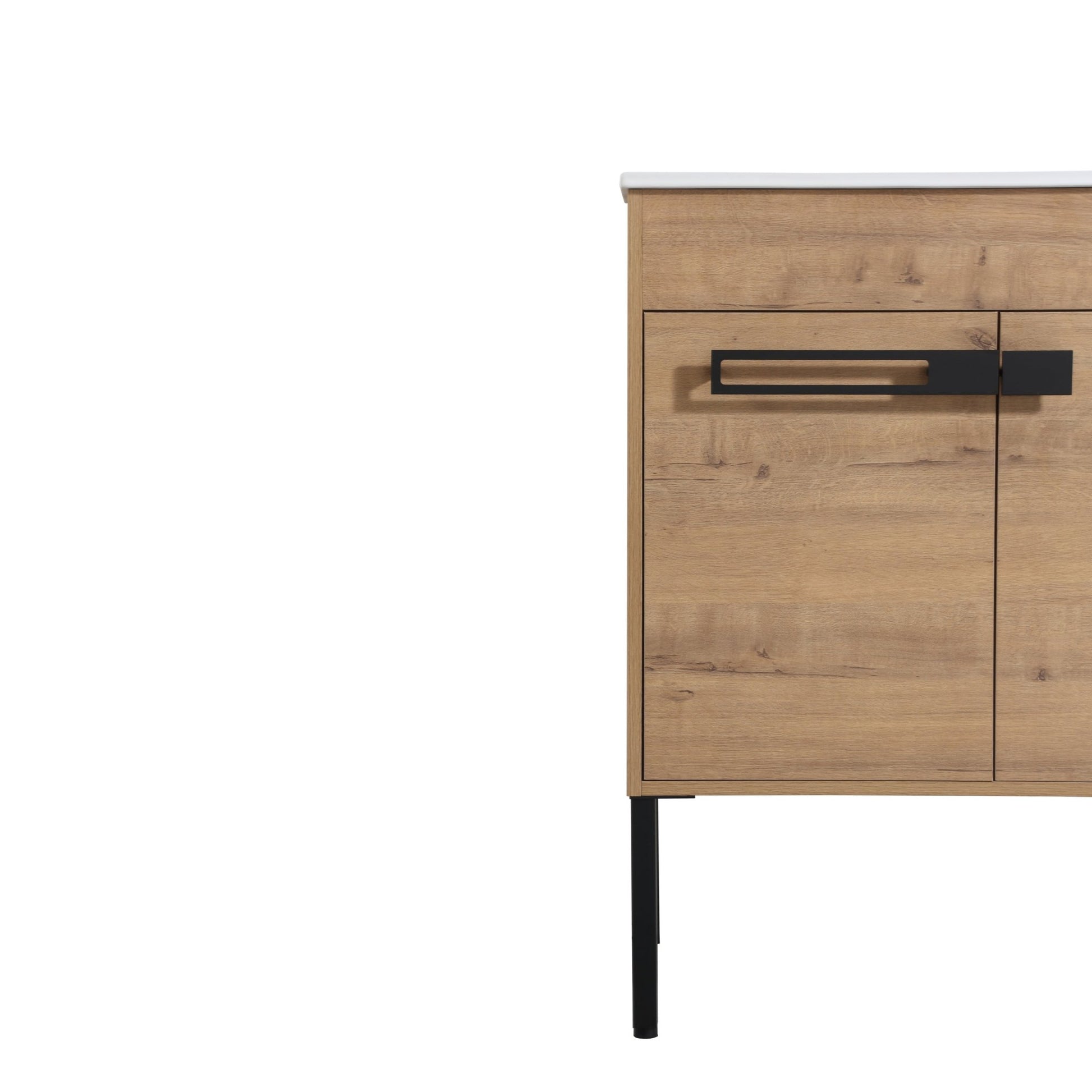 24 Inch Freestanding Bathroom Vanity or Floating is Optional Conversion.24*18 - 00324IMO - 1(KD - Packing) - Only Includes Vanity, Excluding Sink - 1st Choice Furniture Direct