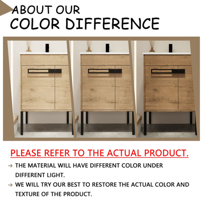 24 Inch Freestanding Bathroom Vanity or Floating is Optional Conversion.24*18 - 00324IMO - 1(KD - Packing) - Only Includes Vanity, Excluding Sink - 1st Choice Furniture Direct