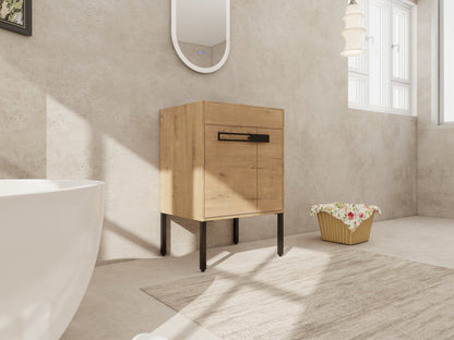 24 Inch Freestanding Bathroom Vanity or Floating is Optional Conversion.24*18 - 00324IMO - 1(KD - Packing) - Only Includes Vanity, Excluding Sink - 1st Choice Furniture Direct