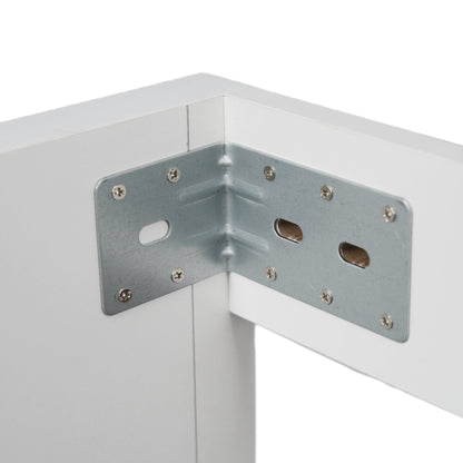 24-Inch Modern White Bathroom Vanity with Ceramic Sink - 1st Choice Furniture Direct