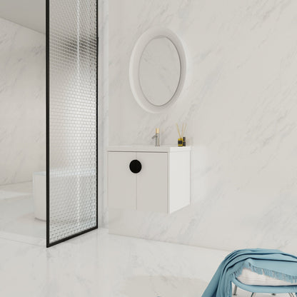 24 Inch Soft Close Doors Bathroom Vanity With Sink, For Small Bathroom (KD - Packing) - 1st Choice Furniture Direct