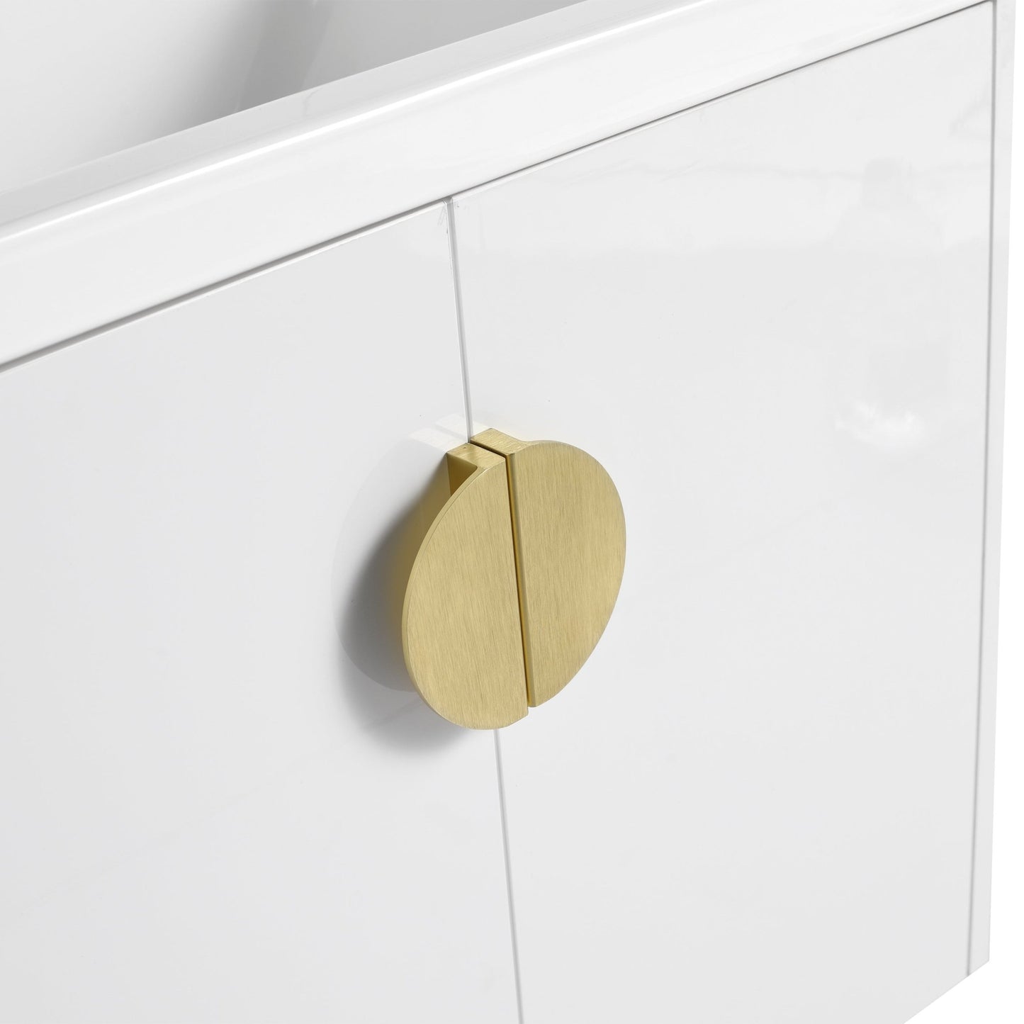 24 Inch Soft Close Doors Bathroom Vanity With Sink, For Small Bathroom (KD - Packing) - 1st Choice Furniture Direct