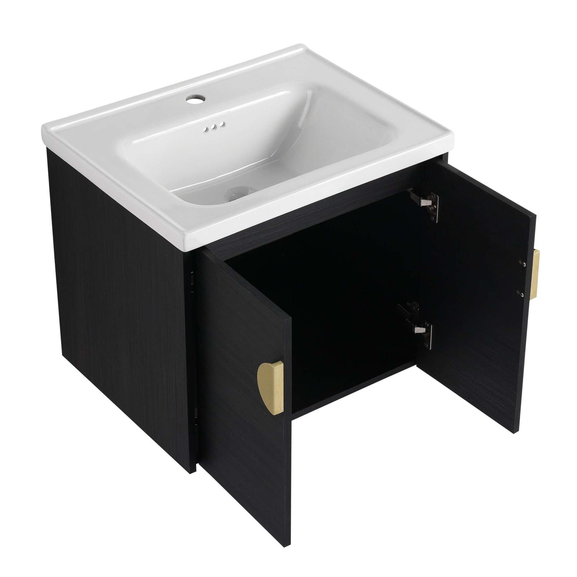 24 Inch Soft Close Doors Bathroom Vanity With Sink, For Small Bathroom,(KD - Packing) - 1st Choice Furniture Direct