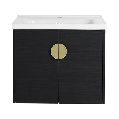 24 Inch Soft Close Doors Bathroom Vanity With Sink, For Small Bathroom,(KD - Packing) - 1st Choice Furniture Direct