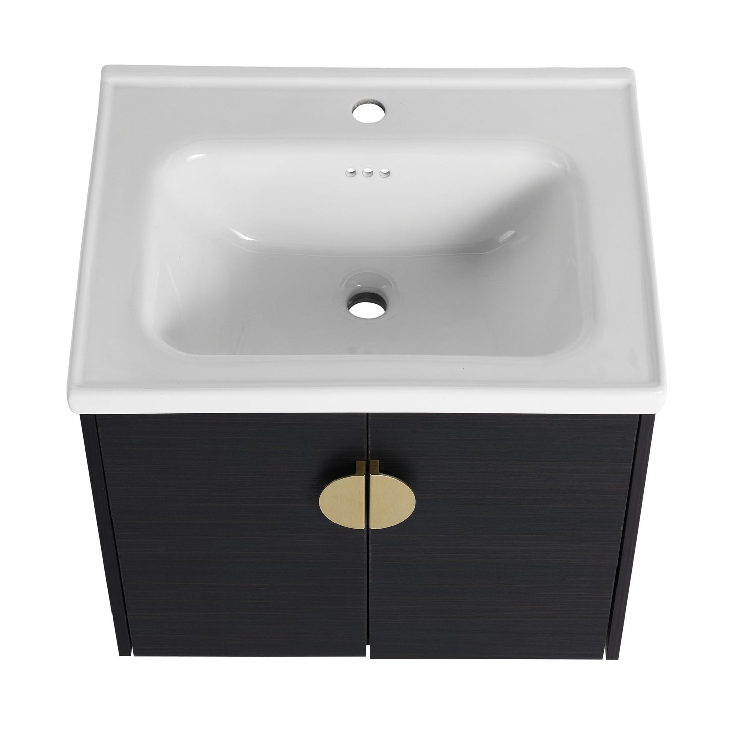 24 Inch Soft Close Doors Bathroom Vanity With Sink, For Small Bathroom,(KD - Packing) - 1st Choice Furniture Direct