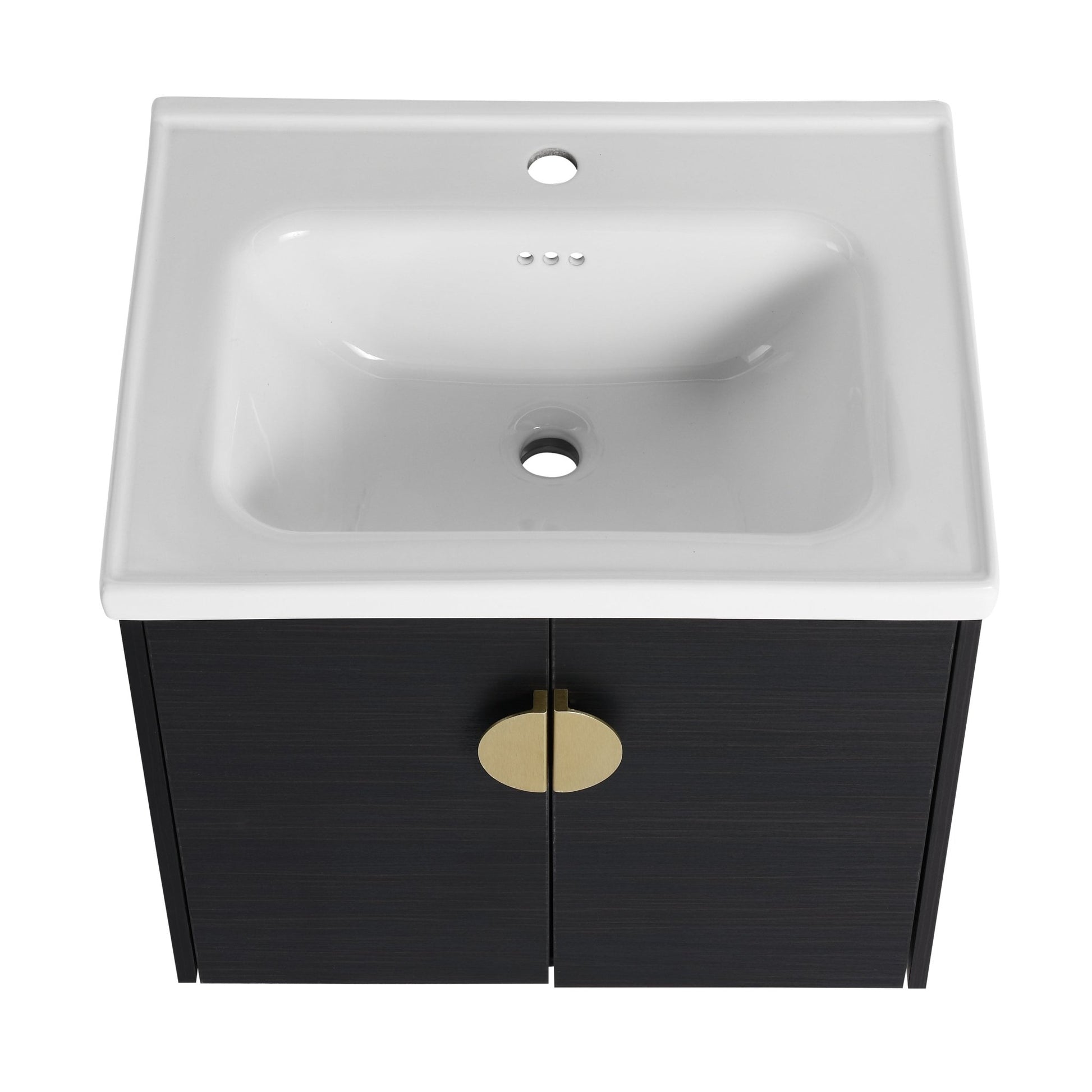 24 Inch Soft Close Doors Bathroom Vanity With Sink, For Small Bathroom,(KD - Packing) - 1st Choice Furniture Direct