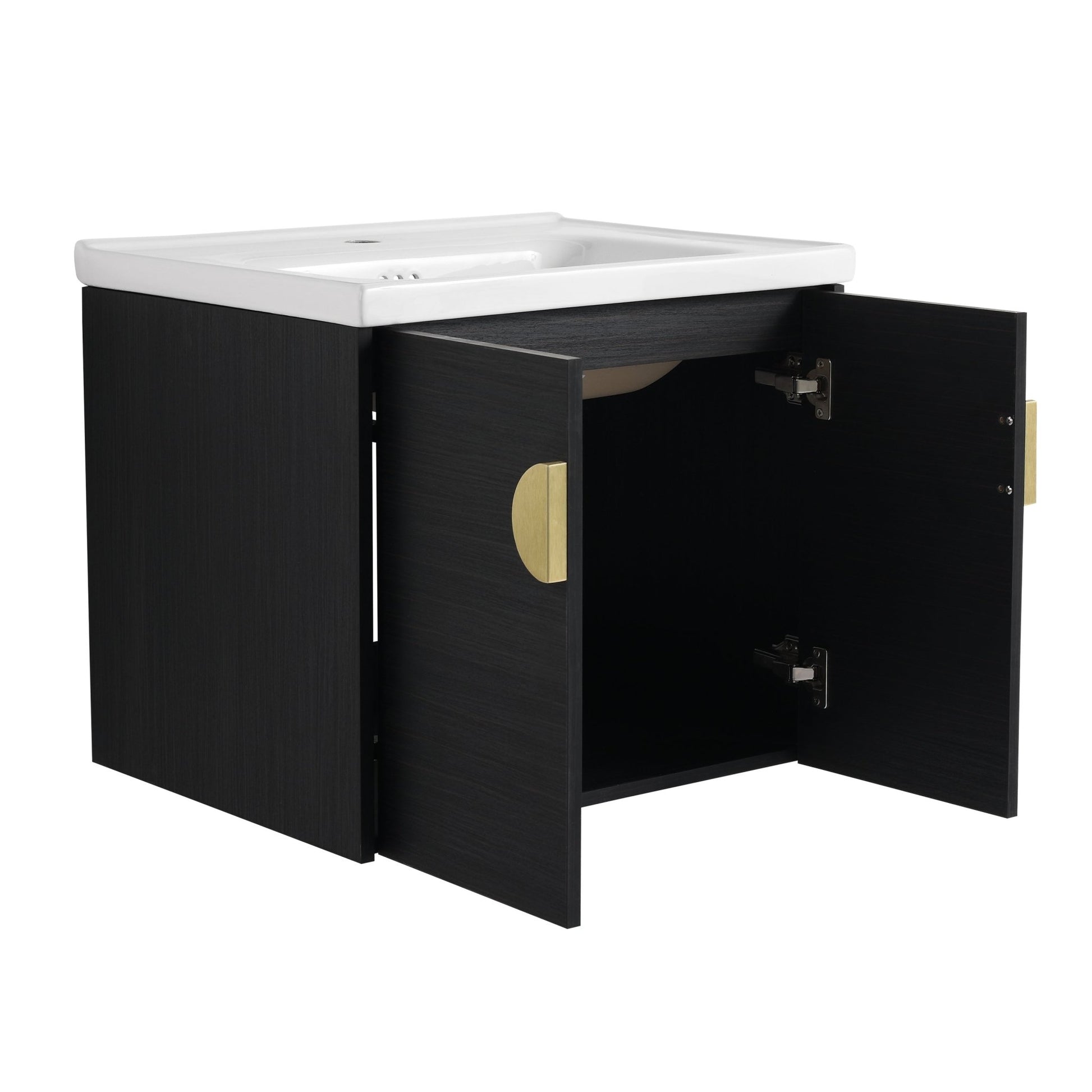 24 Inch Soft Close Doors Bathroom Vanity With Sink, For Small Bathroom,(KD - Packing) - 1st Choice Furniture Direct