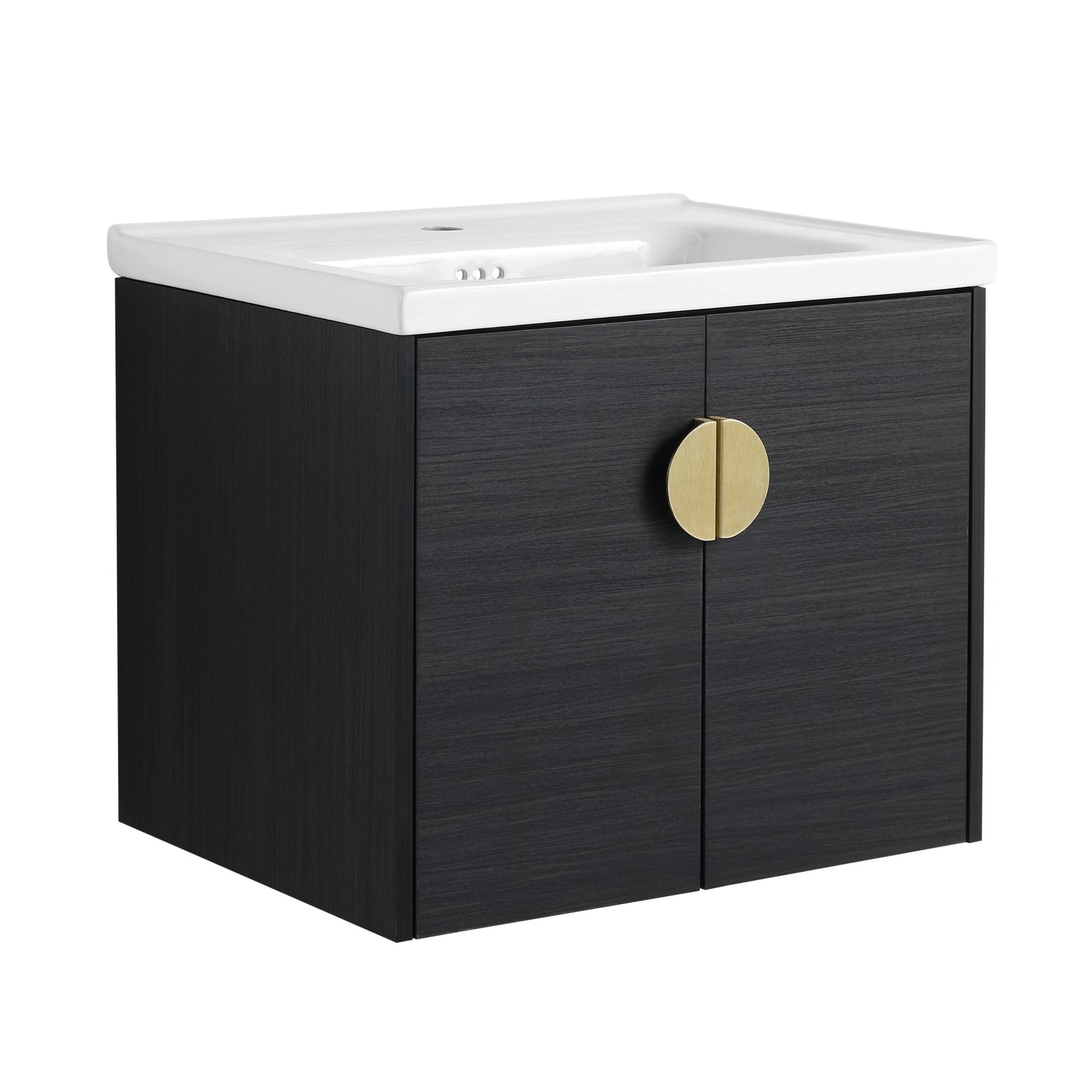 24 Inch Soft Close Doors Bathroom Vanity With Sink, For Small Bathroom,(KD - Packing) - 1st Choice Furniture Direct