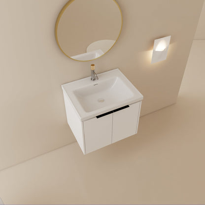 24 Inch Soft Close Doors Bathroom Vanity With Sink, Suitable For Small Bathroom - 1st Choice Furniture Direct