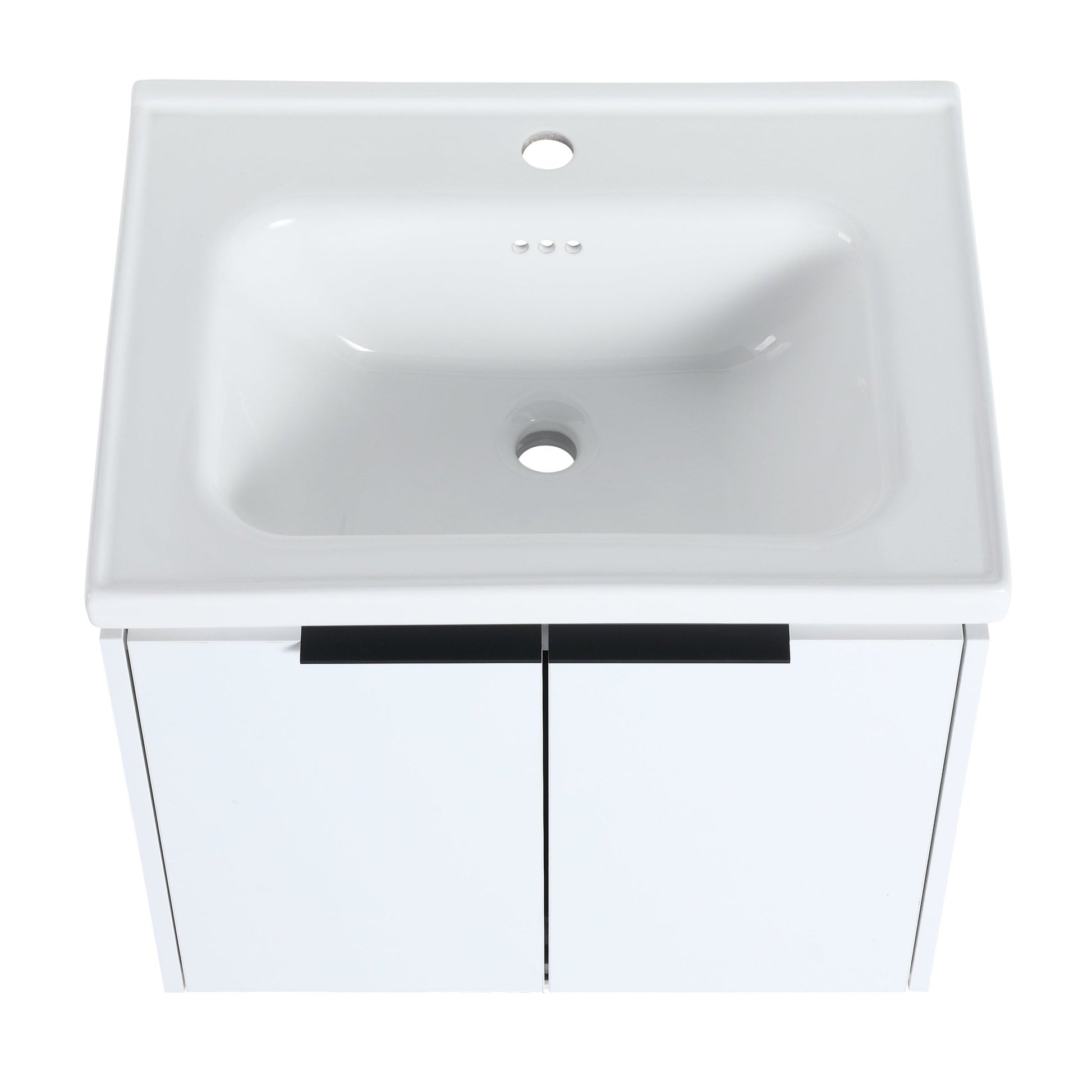 24 Inch Soft Close Doors Bathroom Vanity With Sink, Suitable For Small Bathroom - 1st Choice Furniture Direct