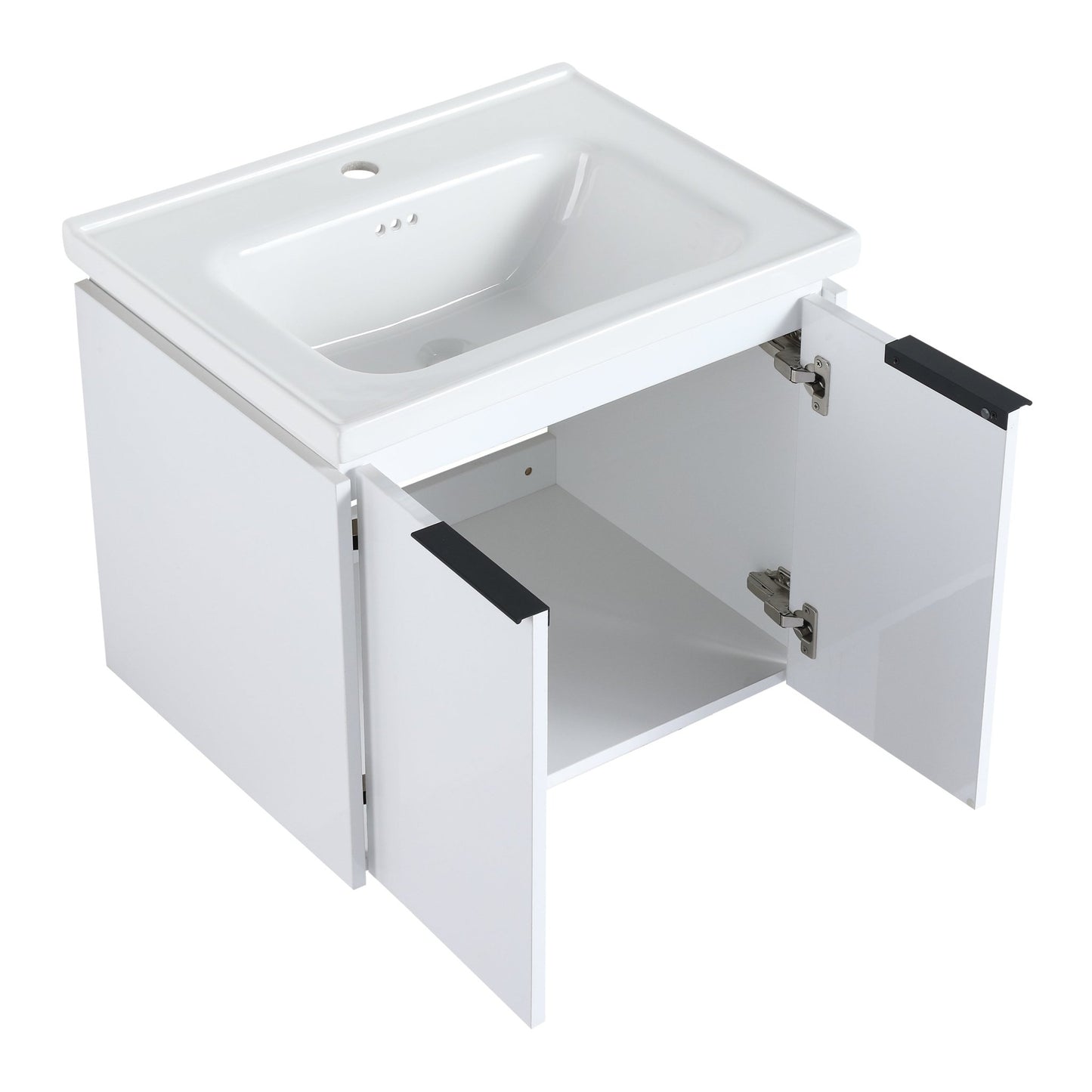 24 Inch Soft Close Doors Bathroom Vanity With Sink, Suitable For Small Bathroom - 1st Choice Furniture Direct