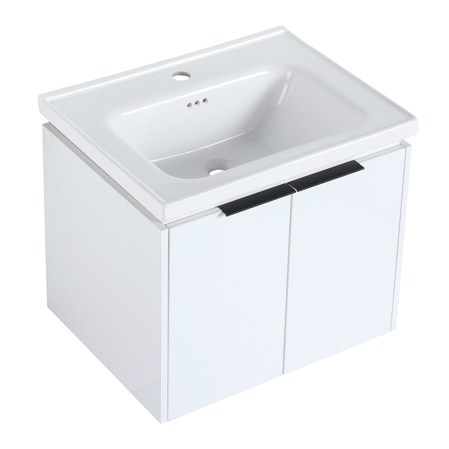 24 Inch Soft Close Doors Bathroom Vanity With Sink, Suitable For Small Bathroom - 1st Choice Furniture Direct
