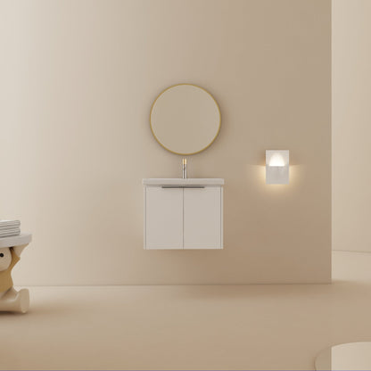24 Inch Soft Close Doors Bathroom Vanity With Sink, Suitable For Small Bathroom - 1st Choice Furniture Direct