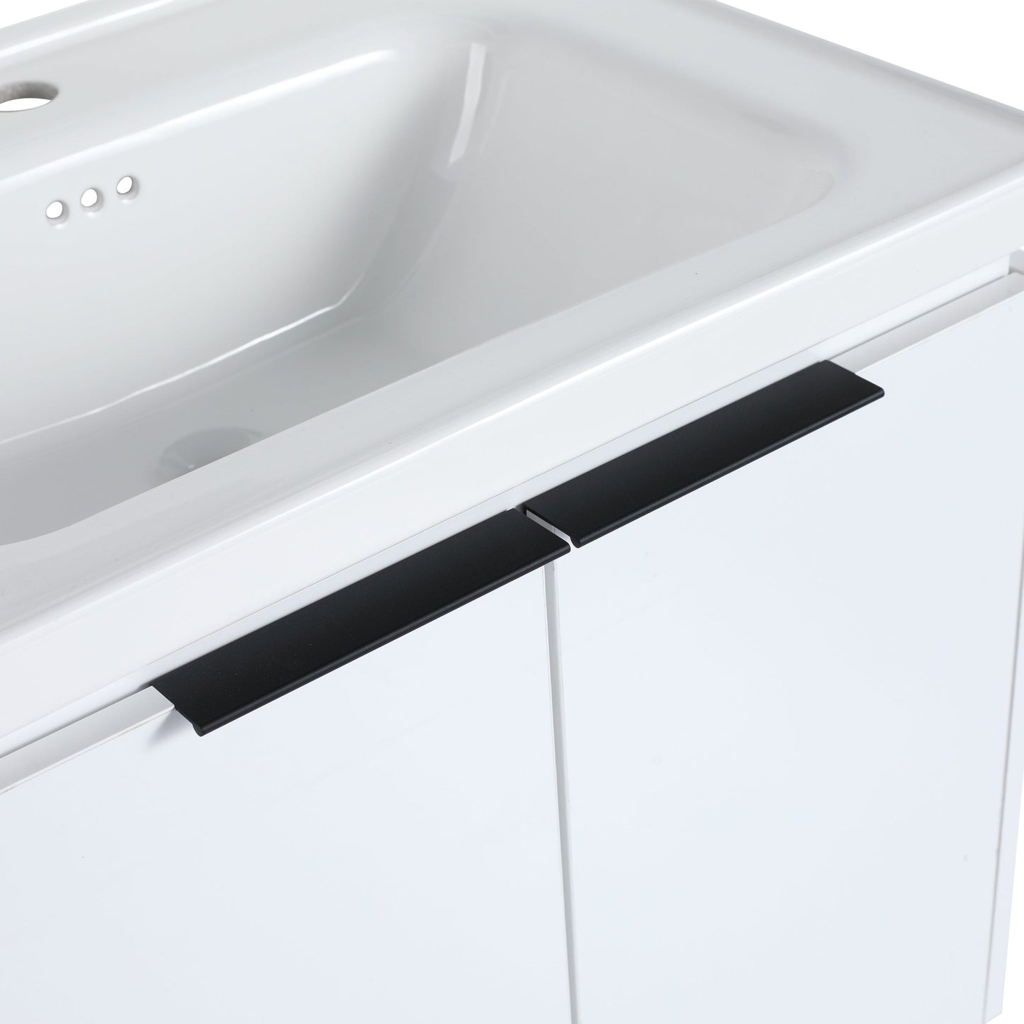 24 Inch Soft Close Doors Bathroom Vanity With Sink, Suitable For Small Bathroom - 1st Choice Furniture Direct