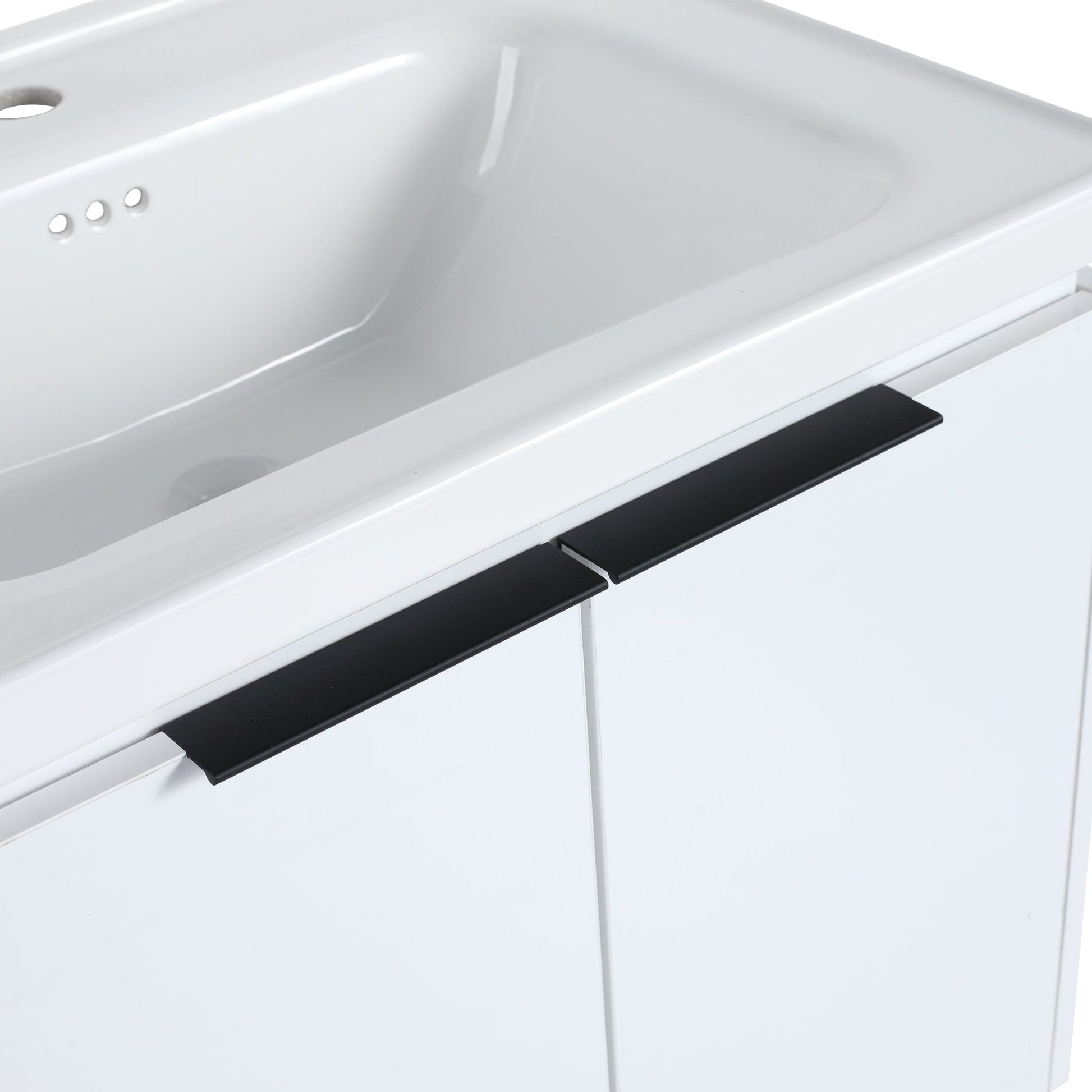24 Inch Soft Close Doors Bathroom Vanity With Sink, Suitable For Small Bathroom - 1st Choice Furniture Direct