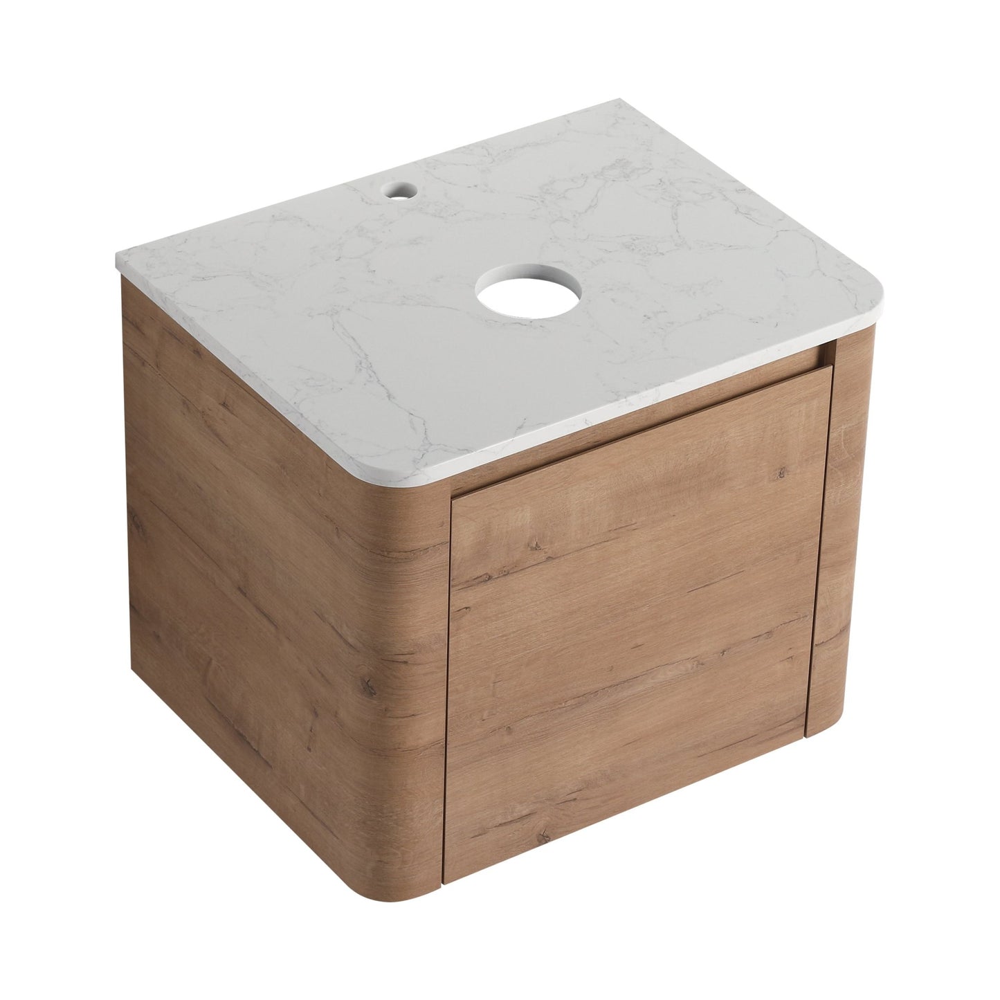24'' Wall - Mounted Bathroom Vanity & 1 - Soft - Close Door, KD - Packing, Plywood (Vanity Only, Excluding Sink) - 1st Choice Furniture Direct
