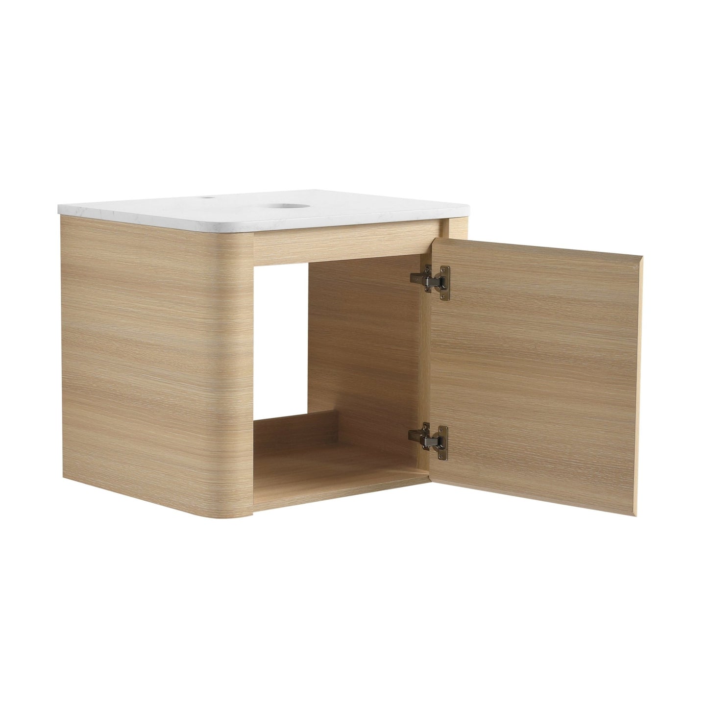 24'' Wall - Mounted Bathroom Vanity & 1 - Soft - Close Door, KD - Packing, Plywood (Vanity Only, Excluding Sink) - 1st Choice Furniture Direct