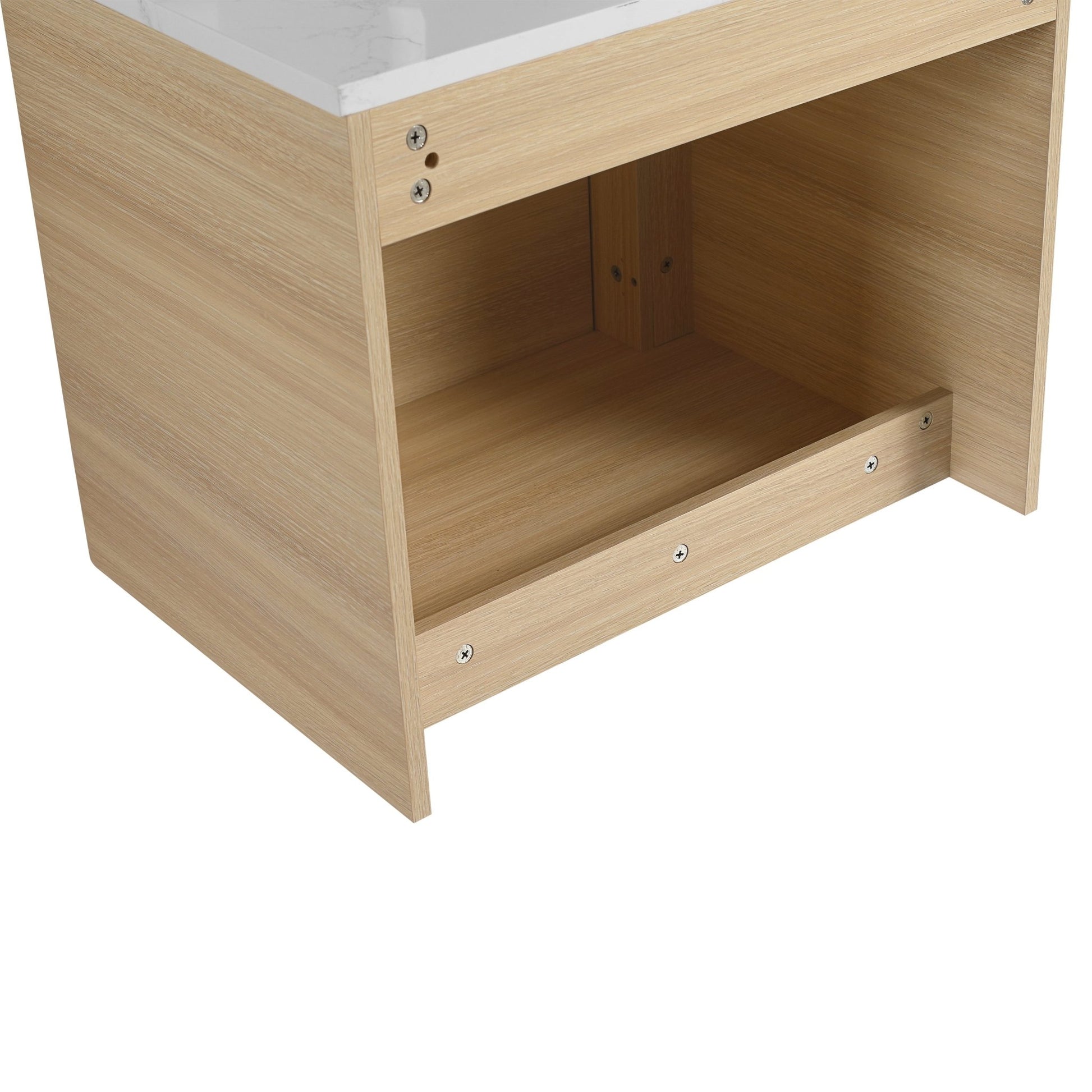 24'' Wall - Mounted Bathroom Vanity & 1 - Soft - Close Door, KD - Packing, Plywood (Vanity Only, Excluding Sink) - 1st Choice Furniture Direct