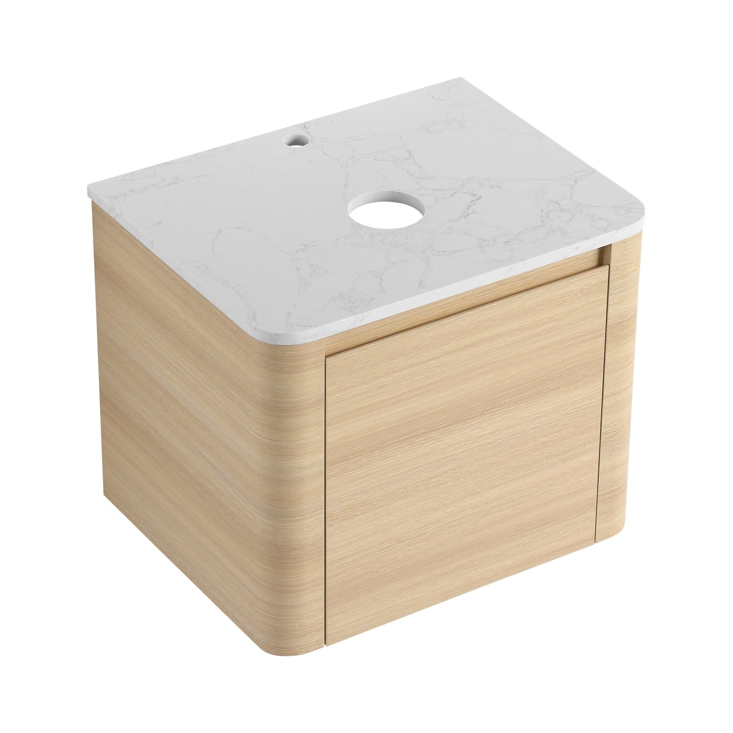 24'' Wall - Mounted Bathroom Vanity & 1 - Soft - Close Door, KD - Packing, Plywood (Vanity Only, Excluding Sink) - 1st Choice Furniture Direct