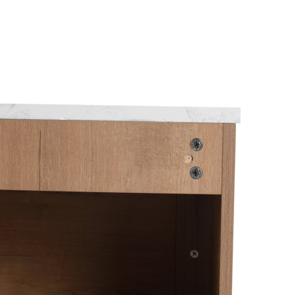 24'' Wall - Mounted Bathroom Vanity & 1 - Soft - Close Door, KD - Packing, Plywood (Vanity Only, Excluding Sink) - 1st Choice Furniture Direct