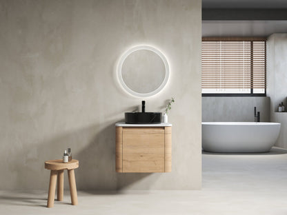 24'' Wall - Mounted Bathroom Vanity With Ceramic Art Sink & 1 - Soft - Close Door, KD - Packing, Plywood - 1st Choice Furniture Direct