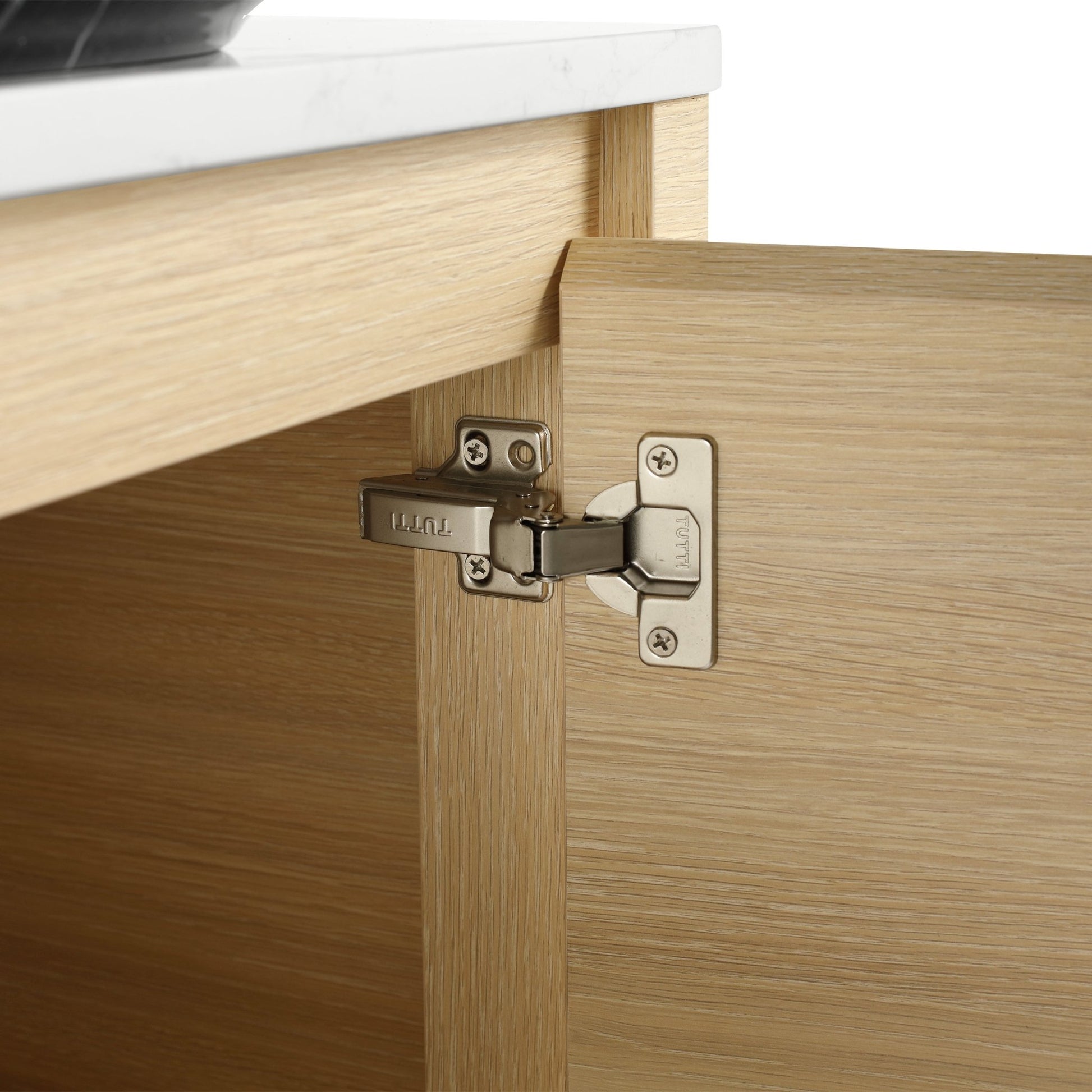 24'' Wall - Mounted Bathroom Vanity With Ceramic Art Sink & 1 - Soft - Close Door, KD - Packing, Plywood - 1st Choice Furniture Direct