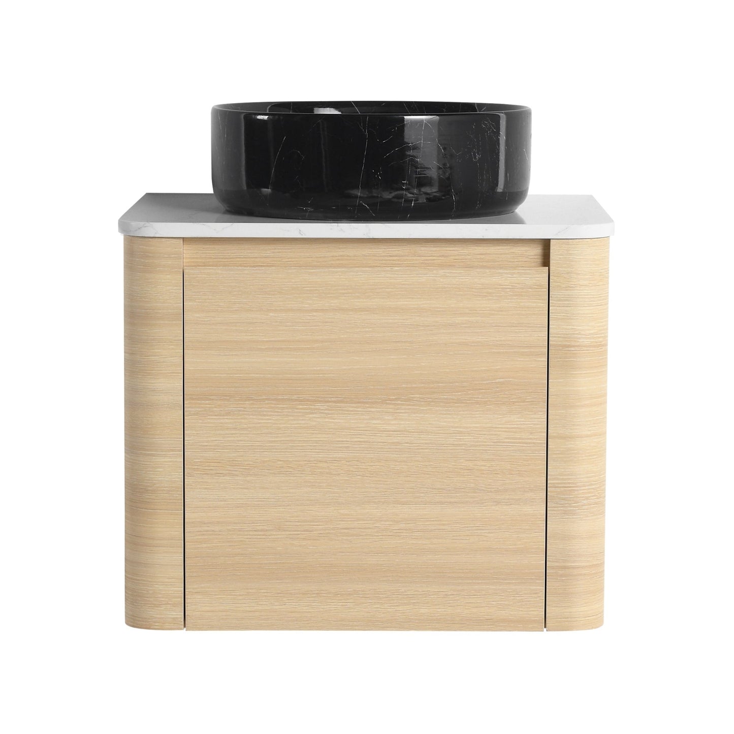 24'' Wall - Mounted Bathroom Vanity With Ceramic Art Sink & 1 - Soft - Close Door, KD - Packing, Plywood - 1st Choice Furniture Direct