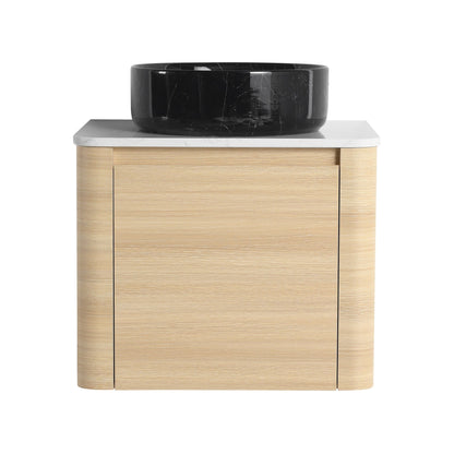24'' Wall - Mounted Bathroom Vanity With Ceramic Art Sink & 1 - Soft - Close Door, KD - Packing, Plywood - 1st Choice Furniture Direct