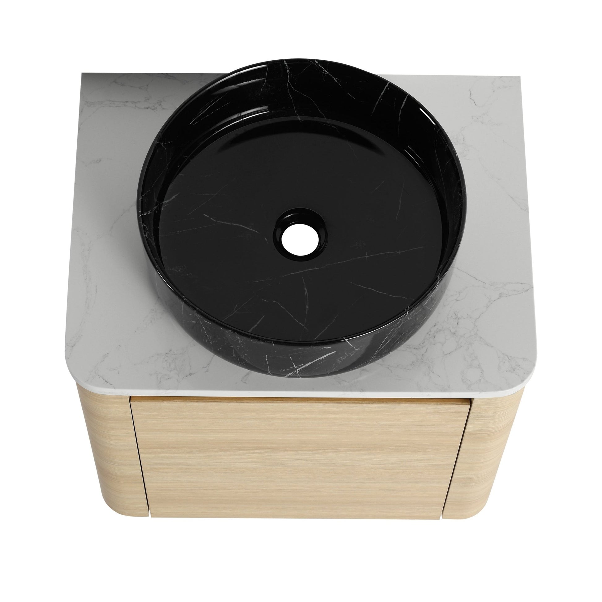 24'' Wall - Mounted Bathroom Vanity With Ceramic Art Sink & 1 - Soft - Close Door, KD - Packing, Plywood - 1st Choice Furniture Direct