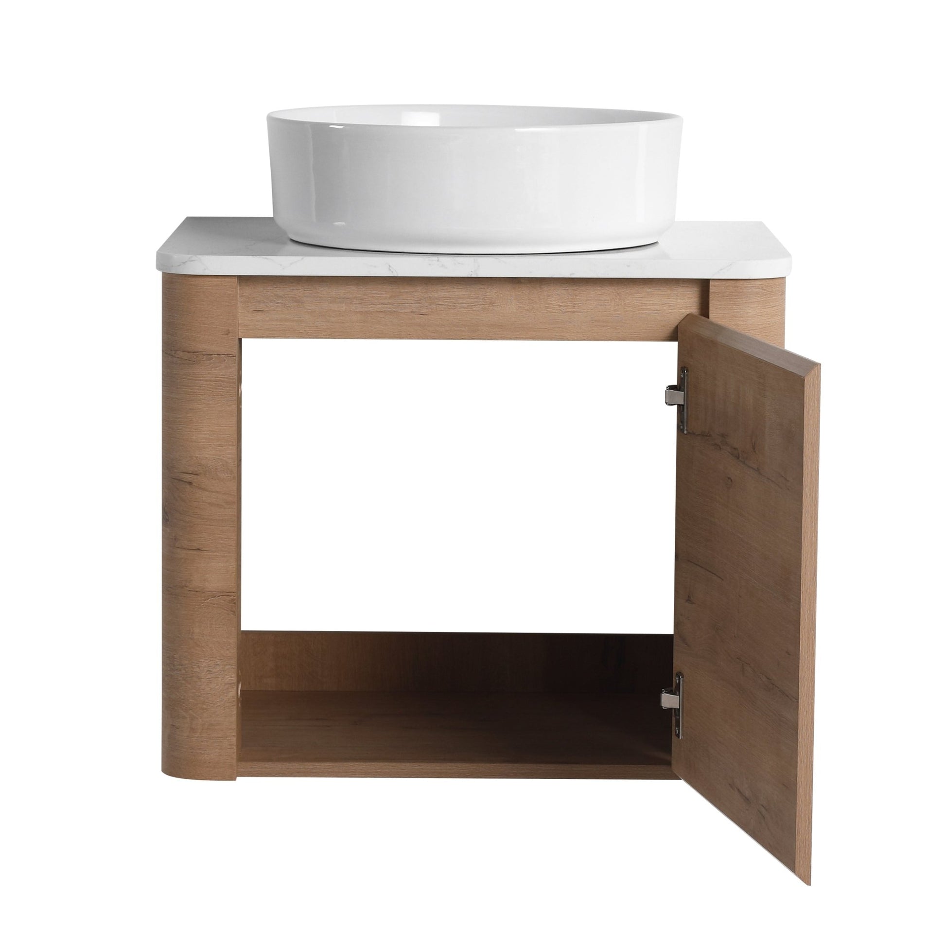 24'' Wall - Mounted Bathroom Vanity With Ceramic Art Sink & 1 - Soft - Close Door, KD - Packing, Plywood - 1st Choice Furniture Direct