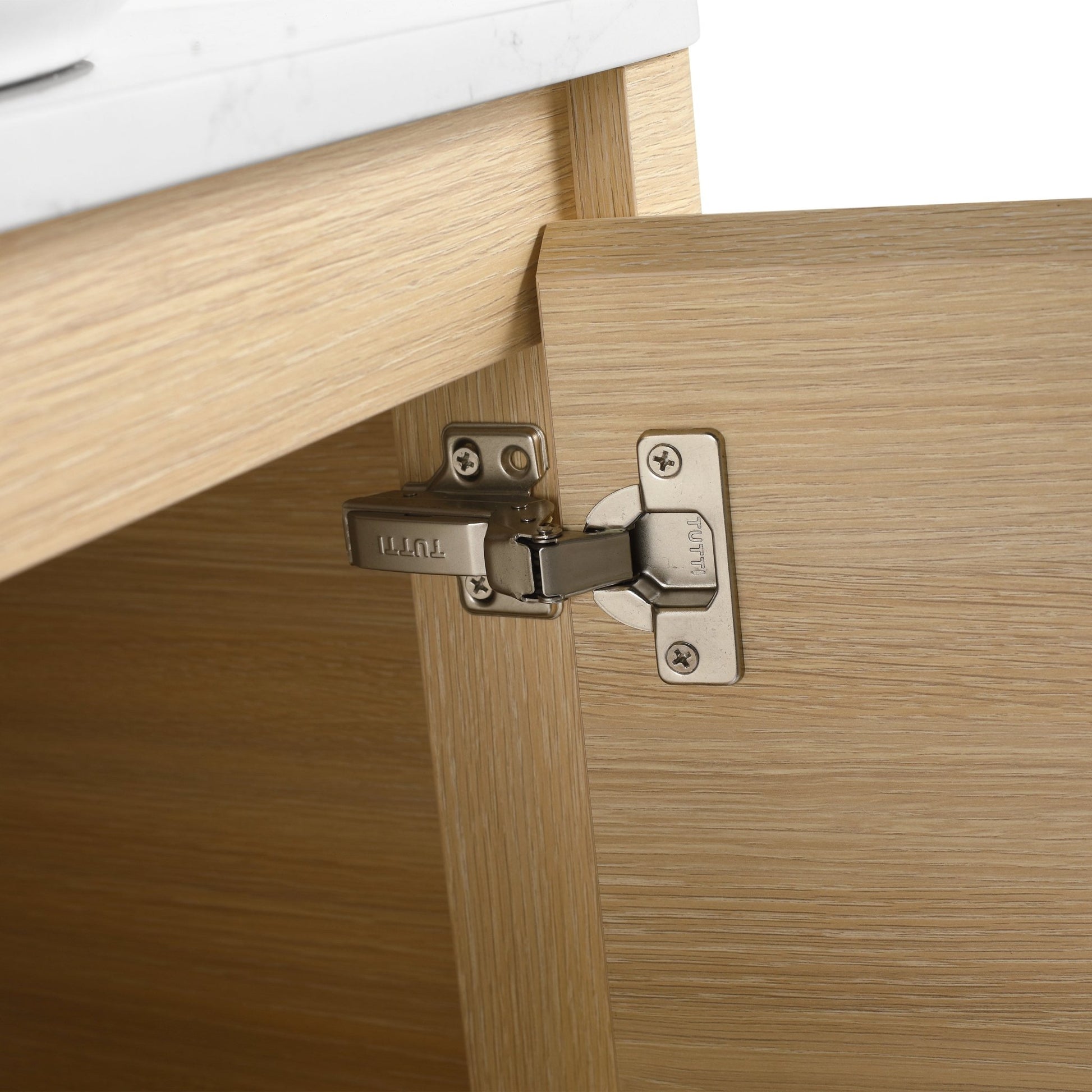 24'' Wall - Mounted Bathroom Vanity With Ceramic Art Sink & 1 - Soft - Close Door, KD - Packing, Plywood - 1st Choice Furniture Direct