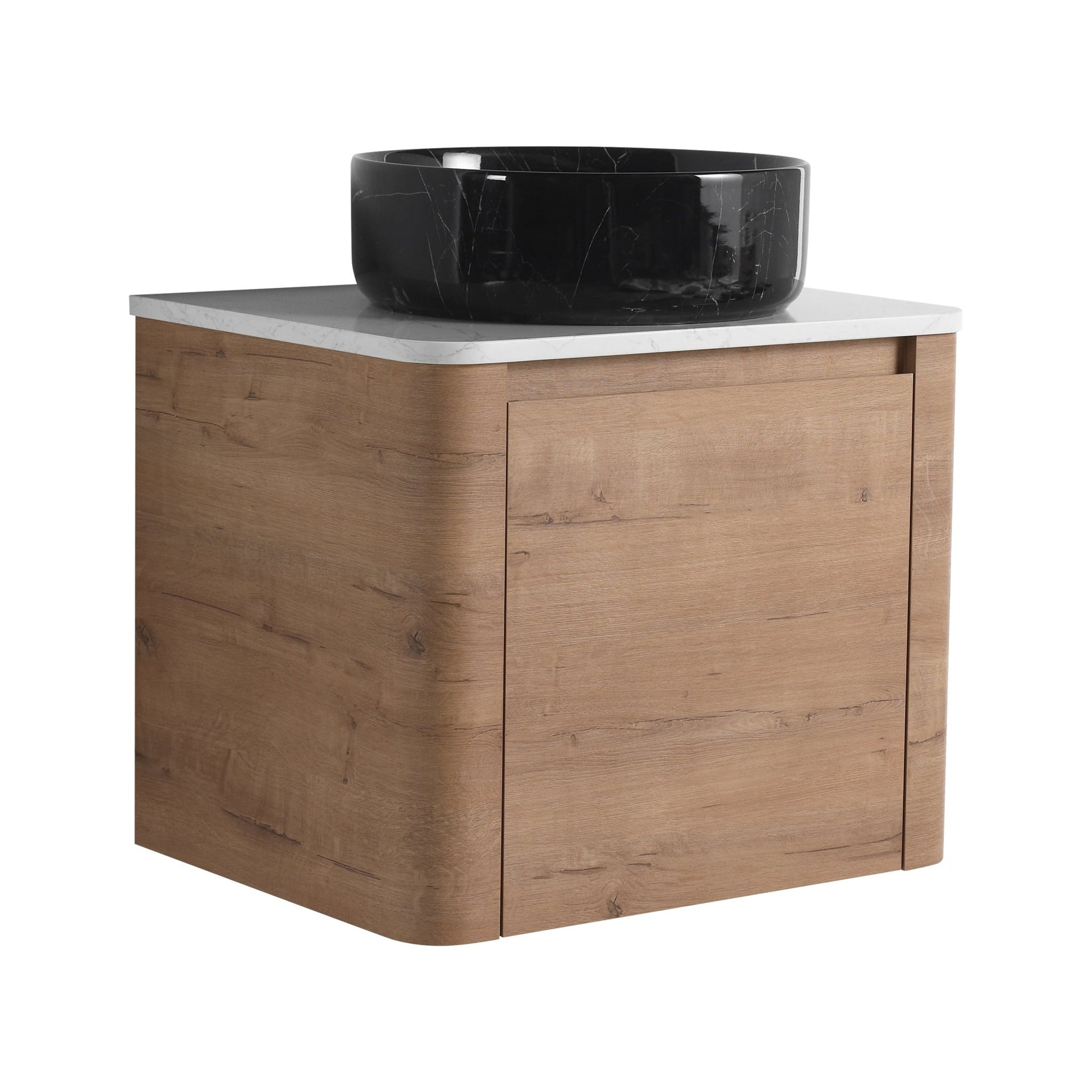 24'' Wall - Mounted Bathroom Vanity With Ceramic Art Sink & 1 - Soft - Close Door, KD - Packing, Plywood - 1st Choice Furniture Direct
