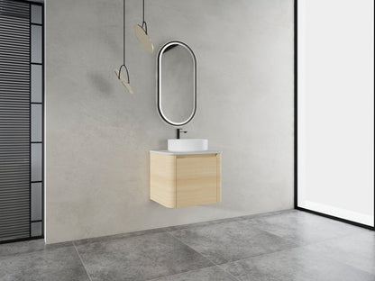 24'' Wall - Mounted Bathroom Vanity With Ceramic Art Sink & 1 - Soft - Close Door, KD - Packing, Plywood - 1st Choice Furniture Direct
