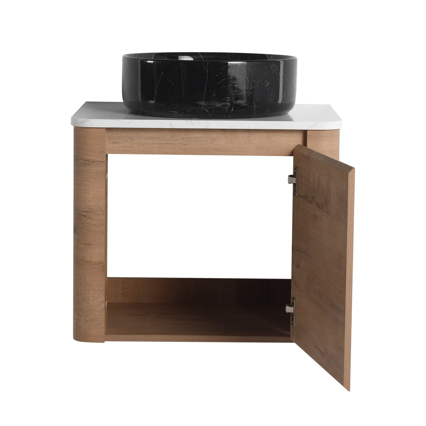 24'' Wall - Mounted Bathroom Vanity With Ceramic Art Sink & 1 - Soft - Close Door, KD - Packing, Plywood - 1st Choice Furniture Direct