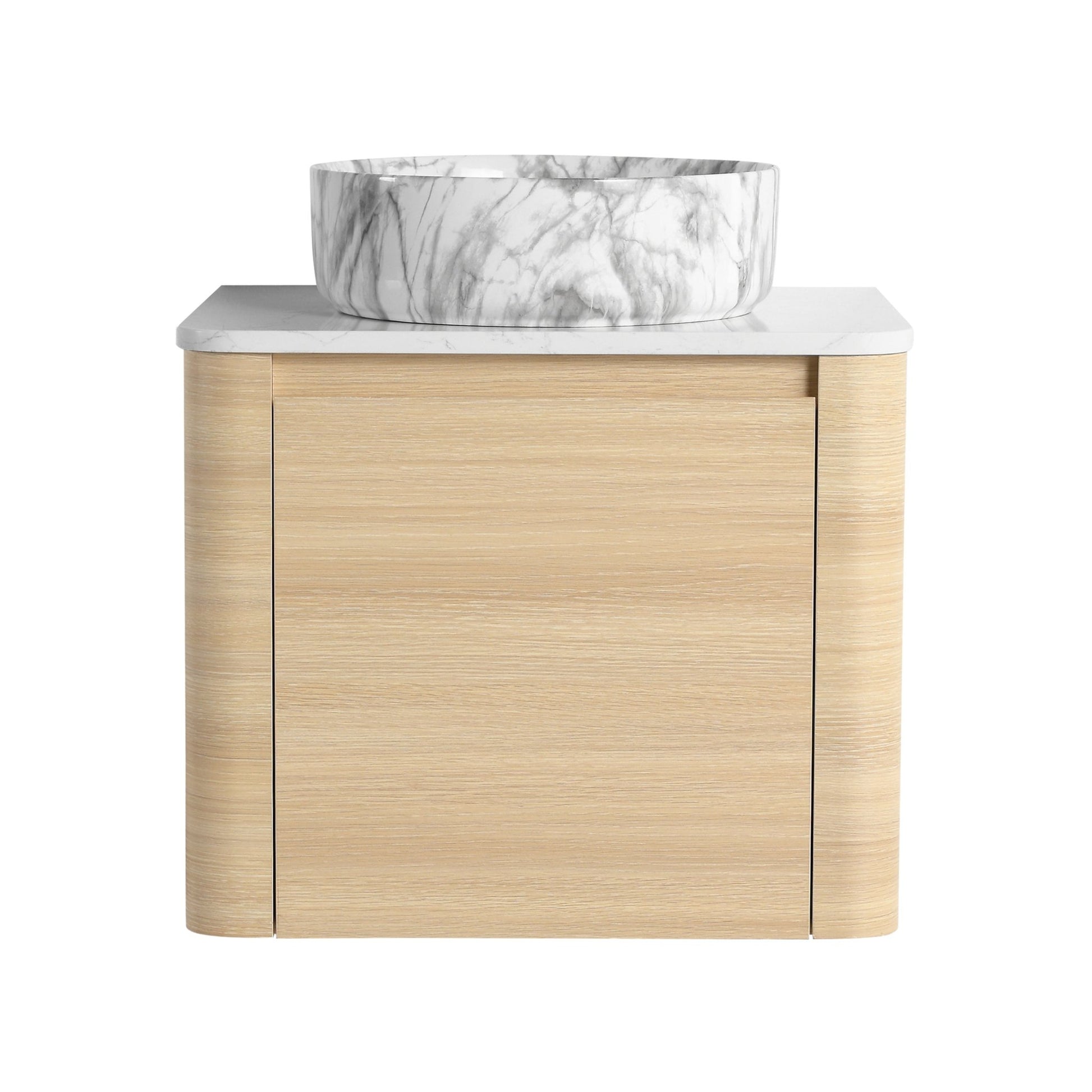 24'' Wall - Mounted Bathroom Vanity With Ceramic Art Sink & 1 - Soft - Close Door, KD - Packing, Plywood - 1st Choice Furniture Direct