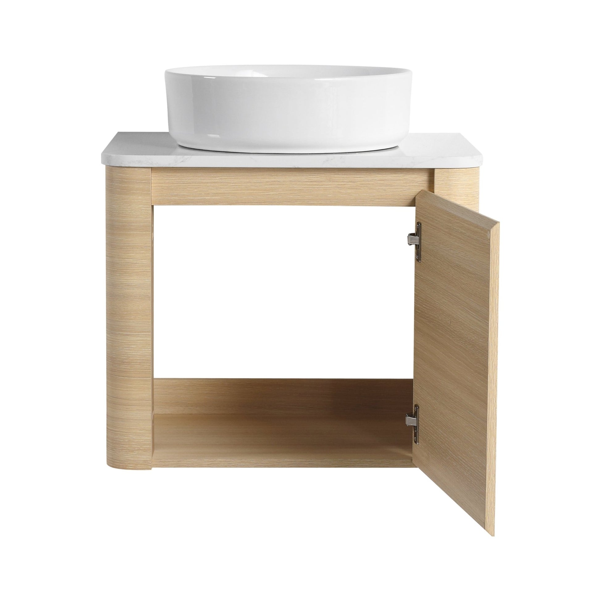 24'' Wall - Mounted Bathroom Vanity With Ceramic Art Sink & 1 - Soft - Close Door, KD - Packing, Plywood - 1st Choice Furniture Direct
