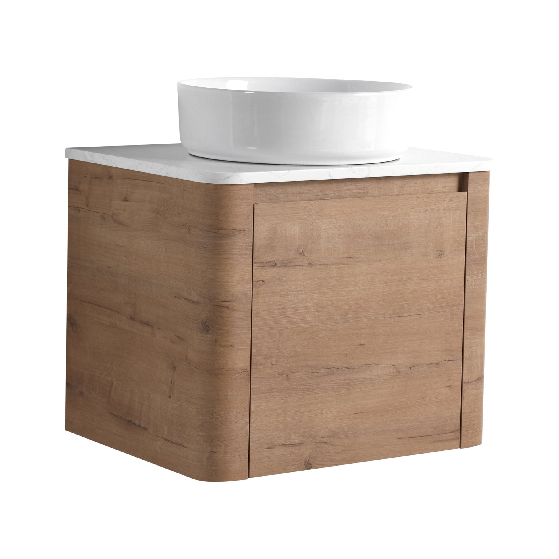 24'' Wall - Mounted Bathroom Vanity With Ceramic Art Sink & 1 - Soft - Close Door, KD - Packing, Plywood - 1st Choice Furniture Direct
