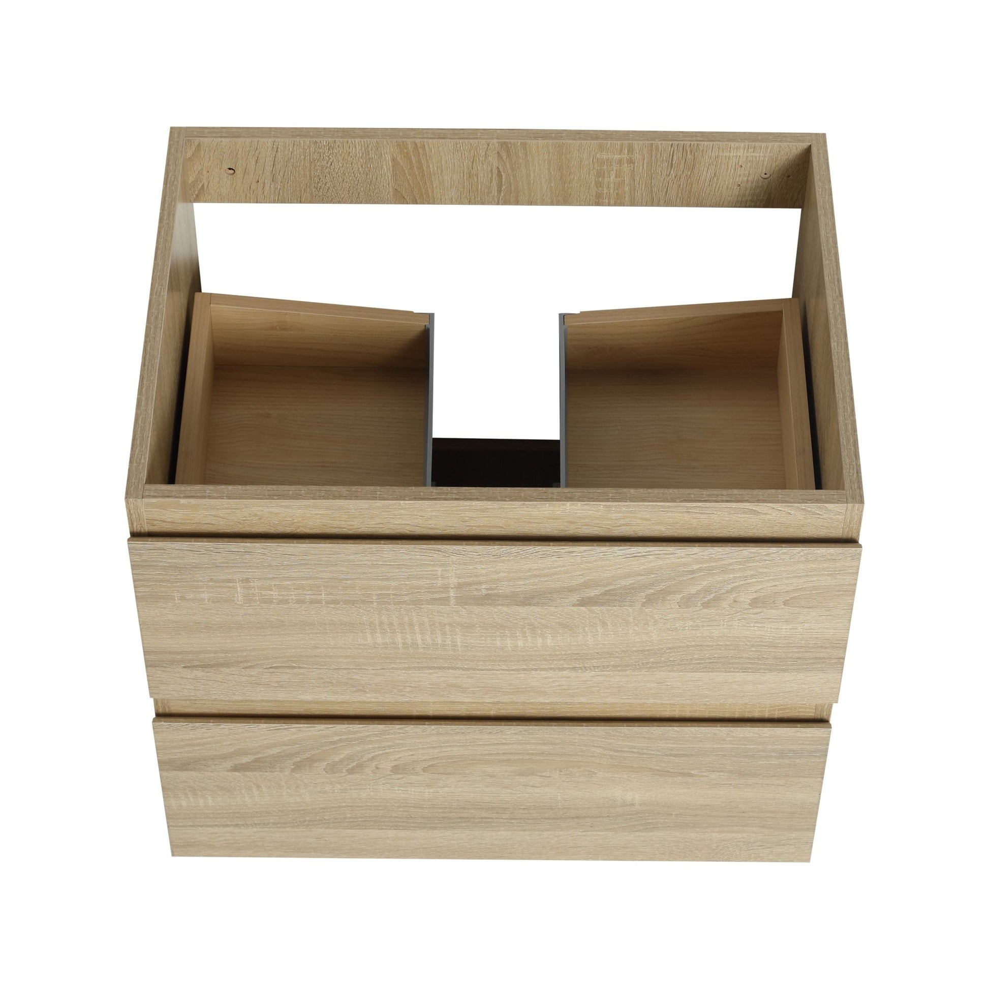24' Wall - Mounted Bathroom Vanity With Ceramic Sink, 2 - Soft Close Drawers, KD - Package - 1st Choice Furniture Direct