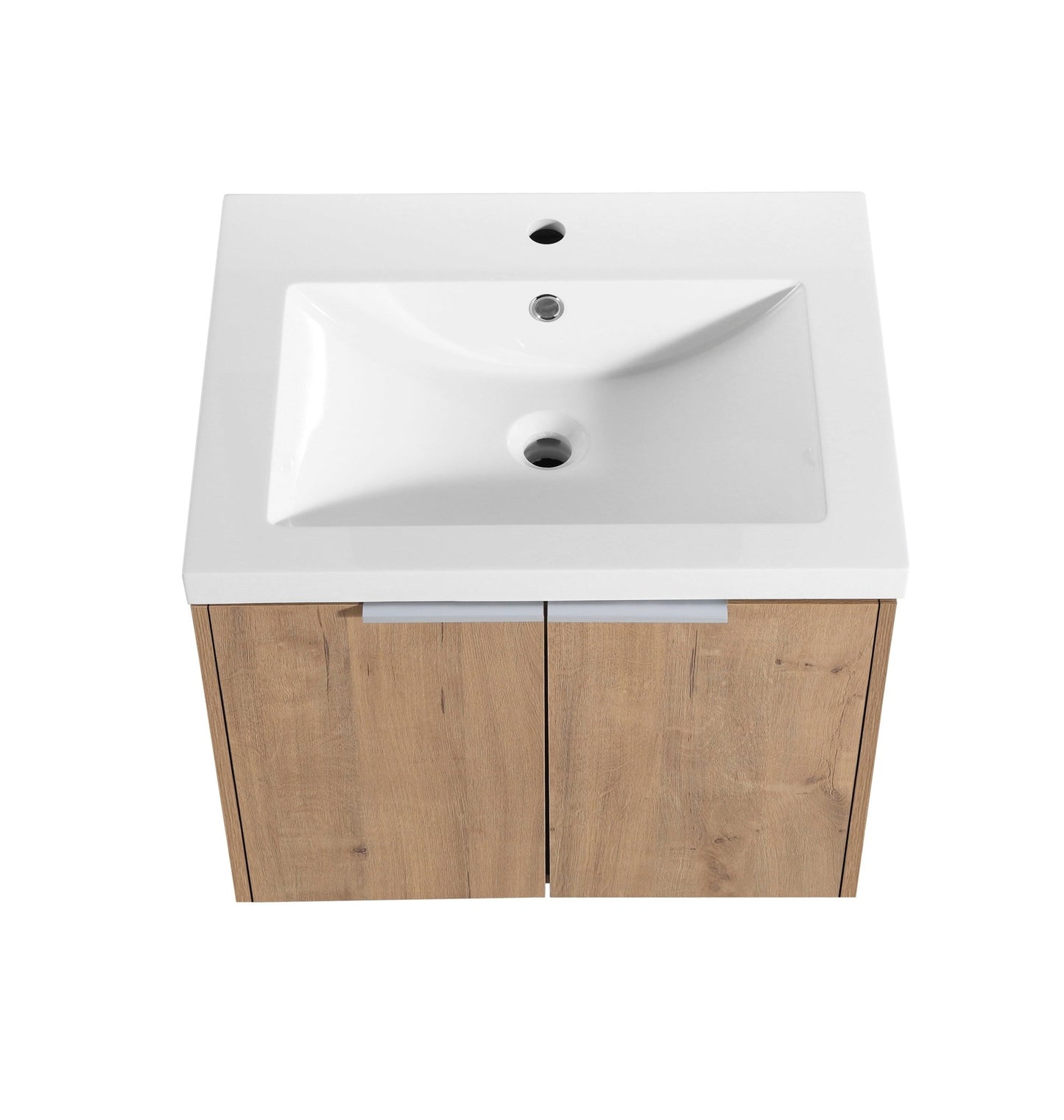 24' Wall - Mounted Bathroom Vanity With Sink and Side Cabinet, Soft Close Doors,00112IMO - 00624IMO Combination Cabinet(KD - Packing) - 1st Choice Furniture Direct