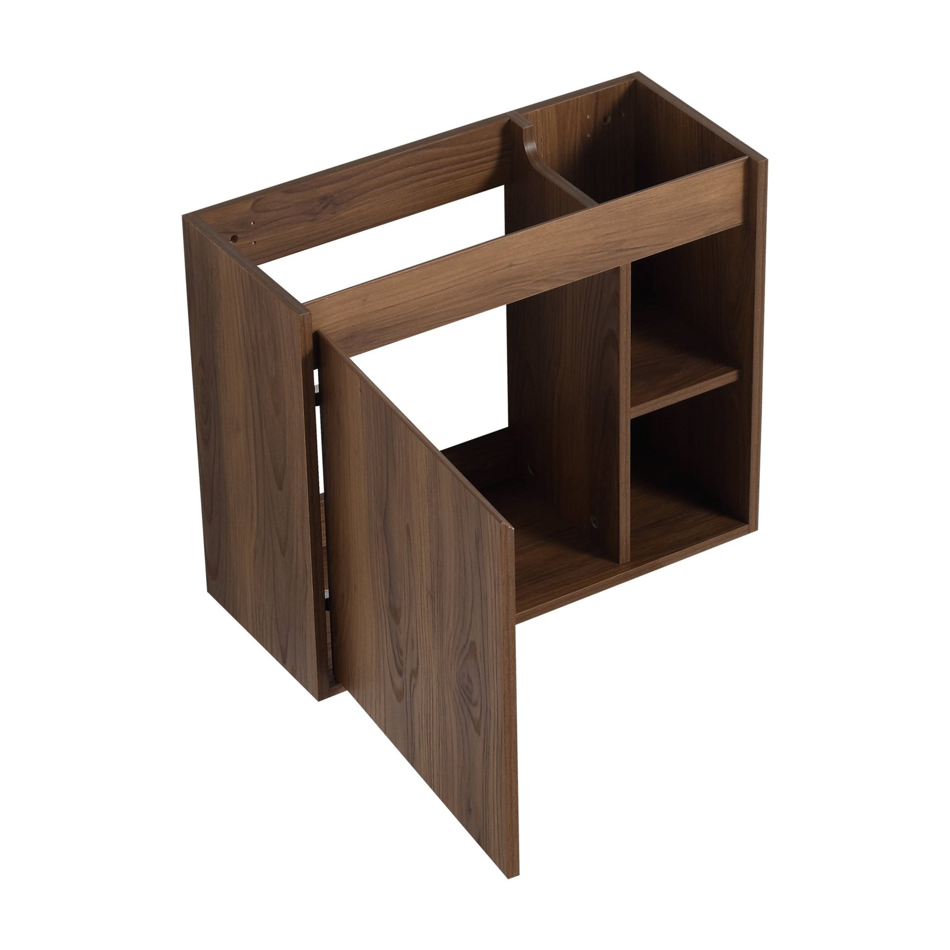 24'' Wall - Mounted Bathroom Vanity with White Ceramic Sink & Soft - Close Door, KD - Packing - 1st Choice Furniture Direct
