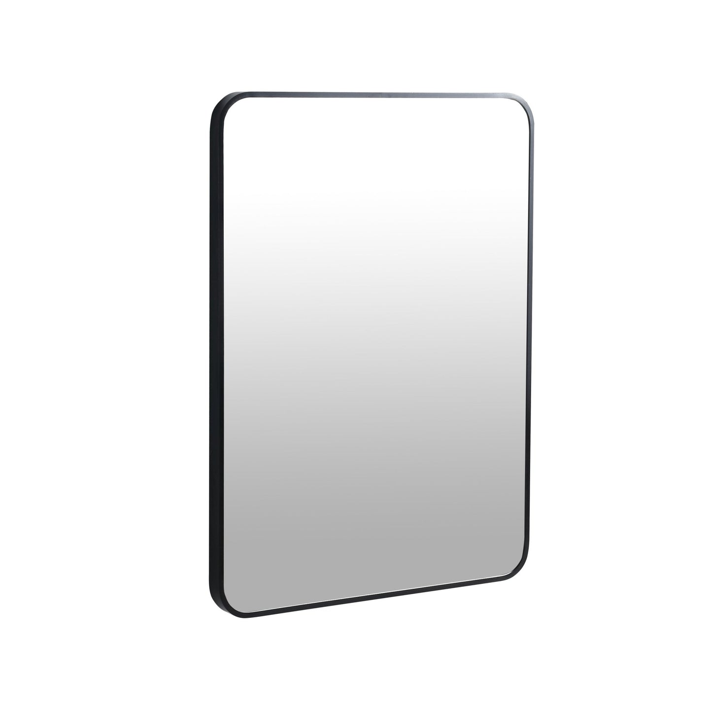 24 x 32 Inch Bathroom Mirror Black Aluminum Frame - 1st Choice Furniture Direct